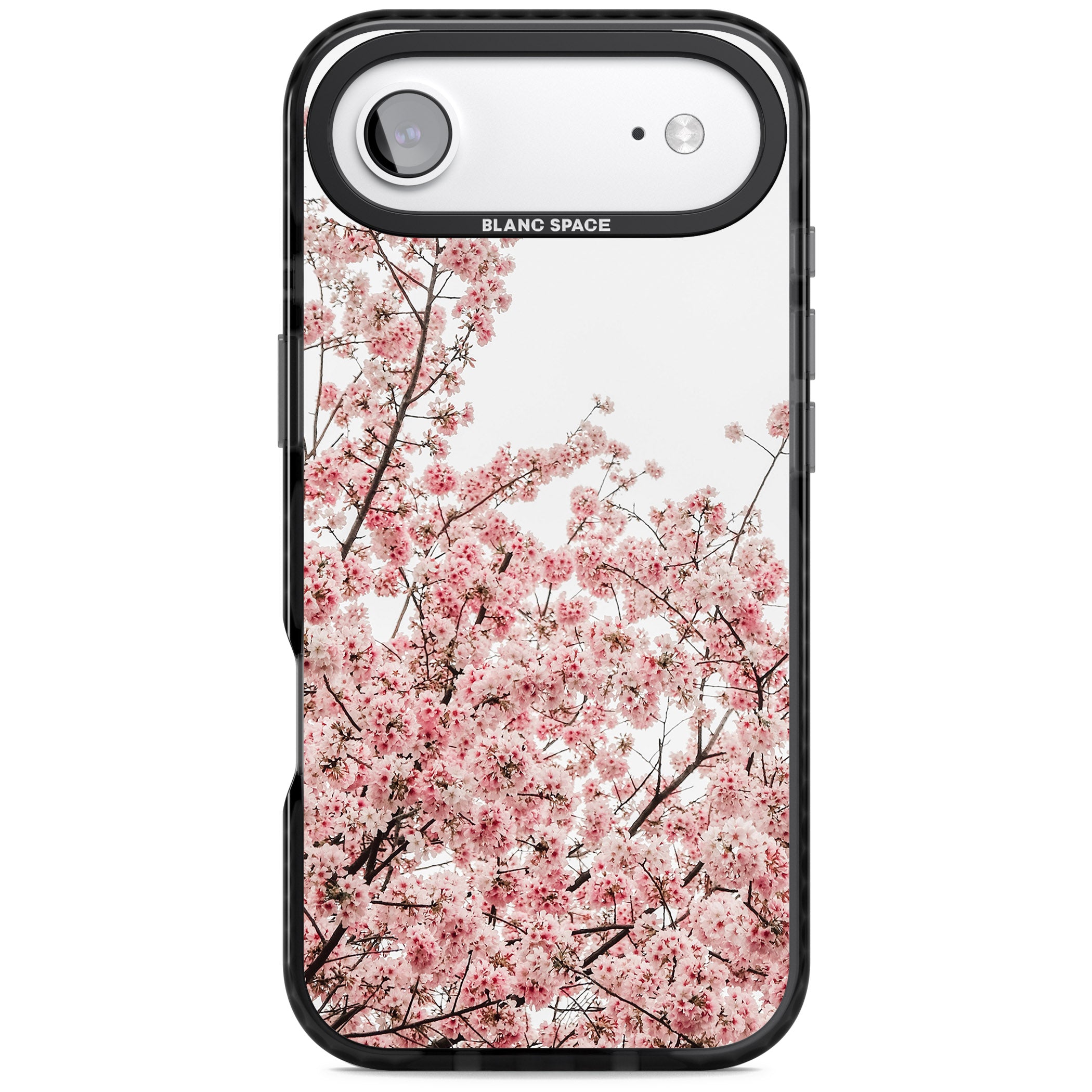 Cherry Blossom Bloom iPhone 17 Air Impact Pro Black Phone Case