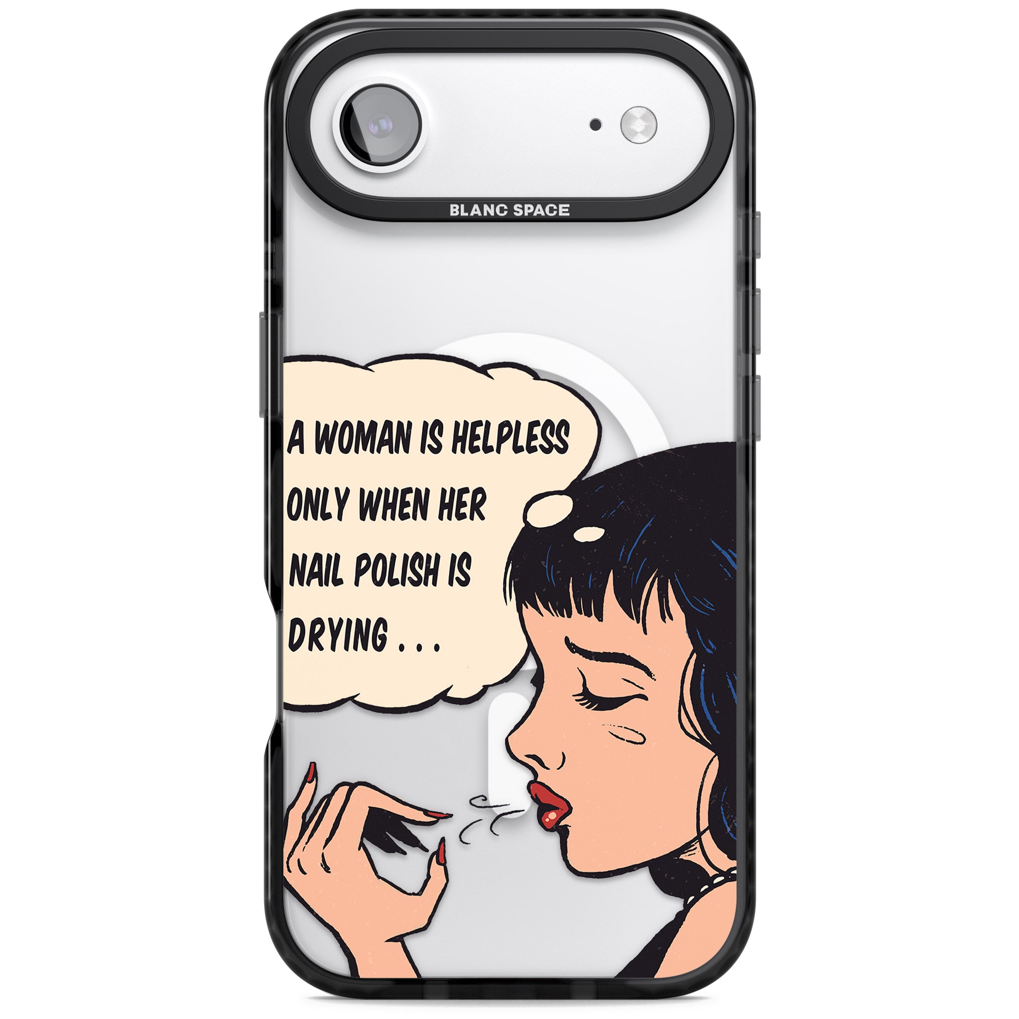 Drying Nails Pop Art iPhone 17 Air Impact Pro Black Phone Case