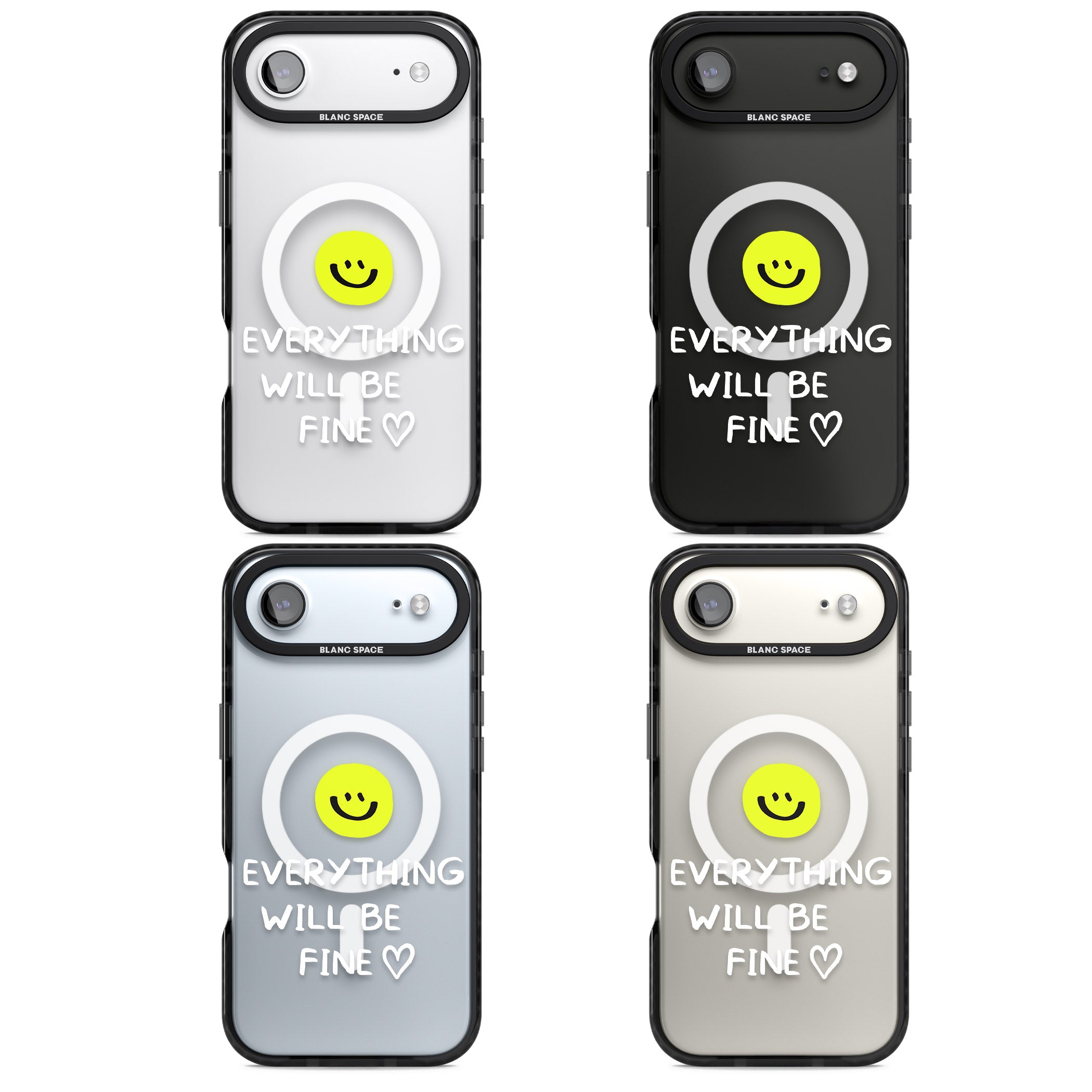 Everything Will Be Fine iPhone 17 Air Impact Pro Black Phone Case APT Impact Protection