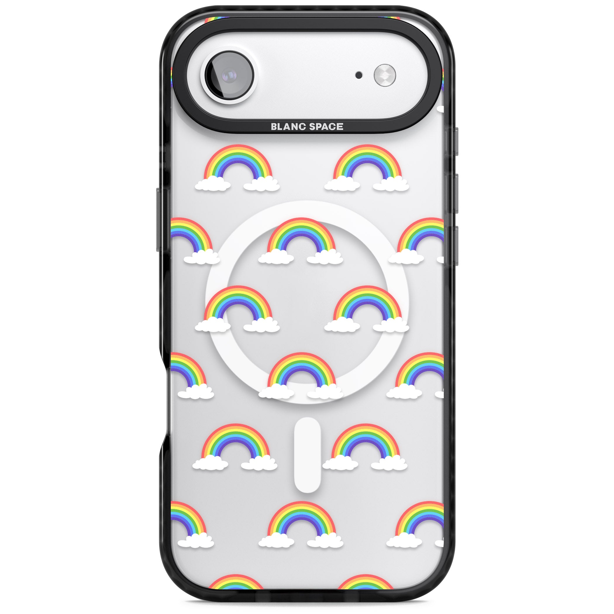 Rainbow Dream iPhone 17 Air Impact Pro Black Phone Case