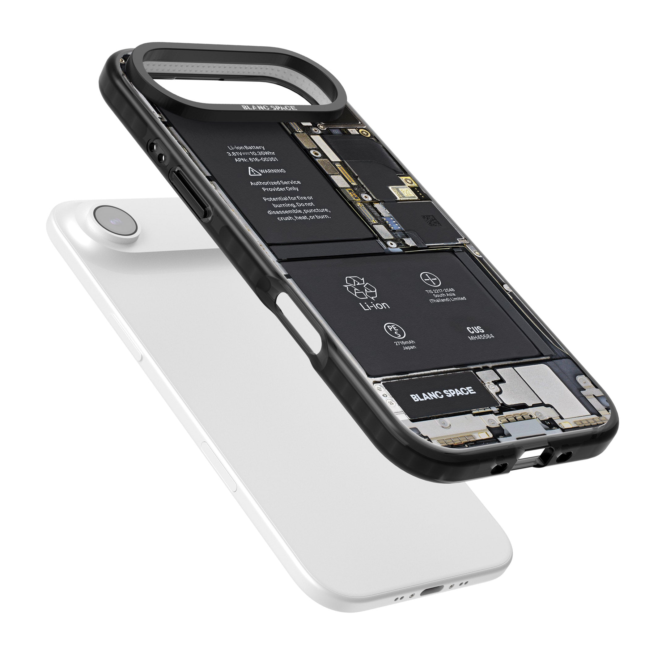 Circuit Board Standard iPhone 17 Air Impact Pro Black Phone Case Colours