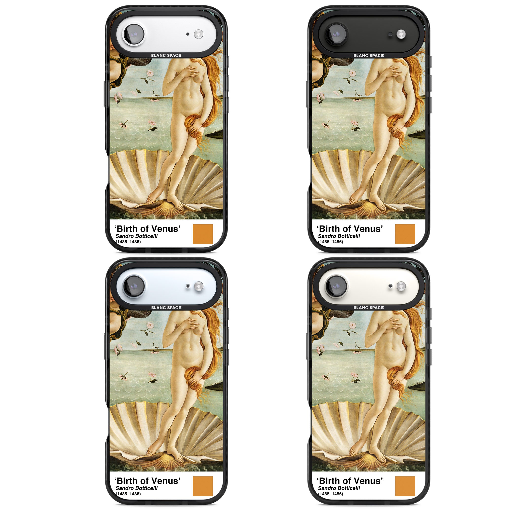The Birth Of Venus iPhone 17 Air Impact Pro Black Phone Case APT Impact Protection