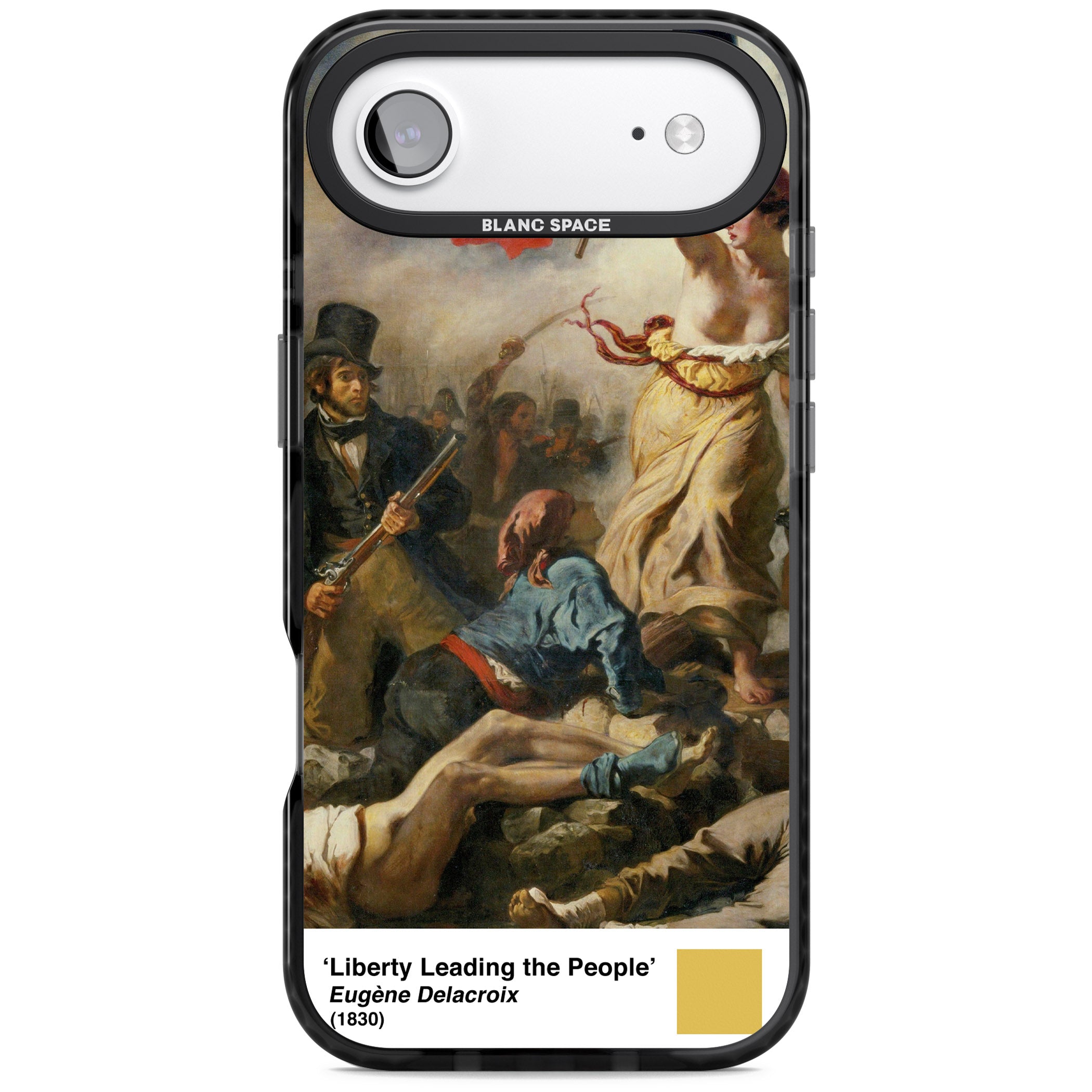 Liberty Leading The People iPhone 17 Air Impact Pro Black Phone Case