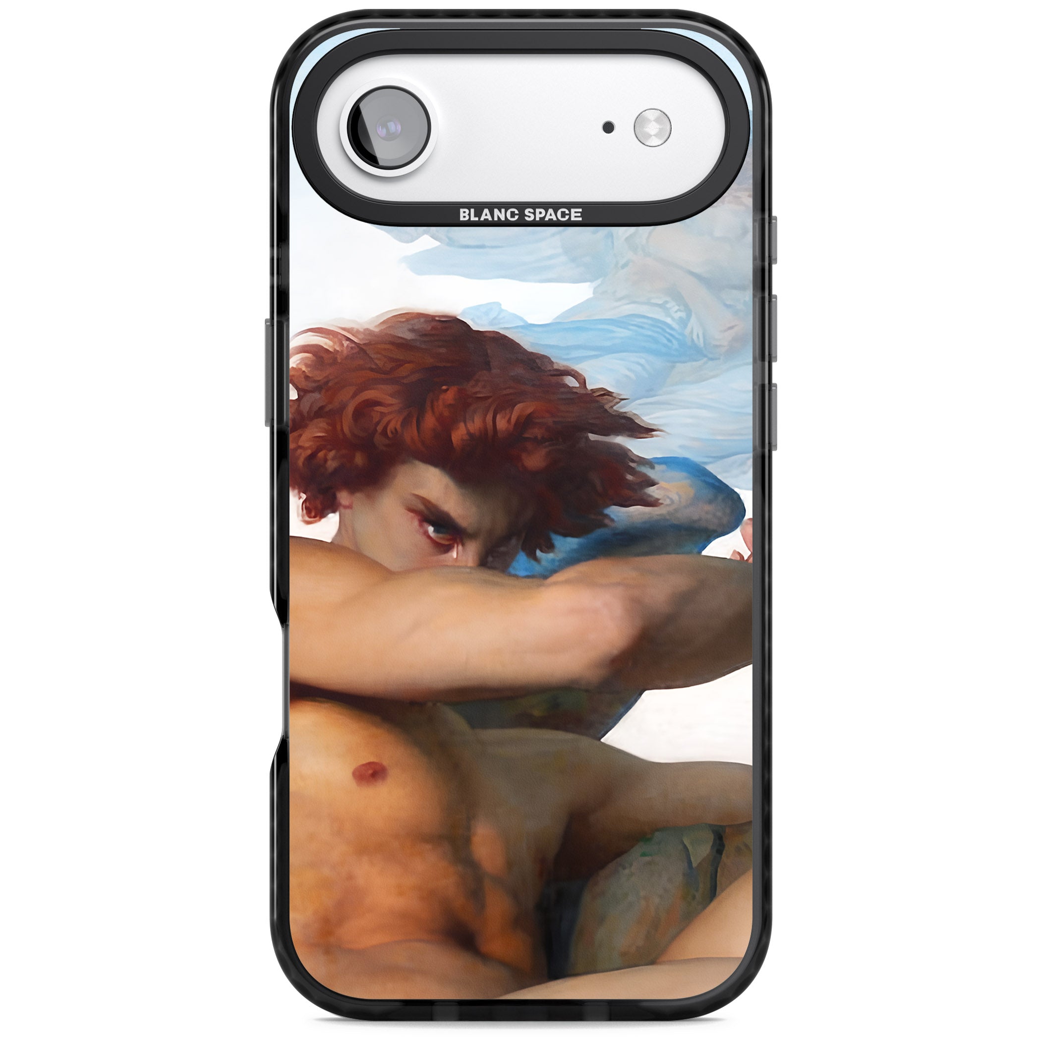 The Fallen Angel iPhone 17 Air Impact Pro Black Phone Case