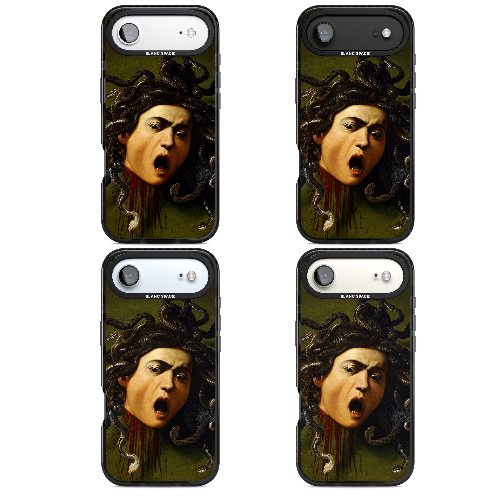 Head of Medusa iPhone 17 Air Impact Pro Black Phone Case APT Impact Protection