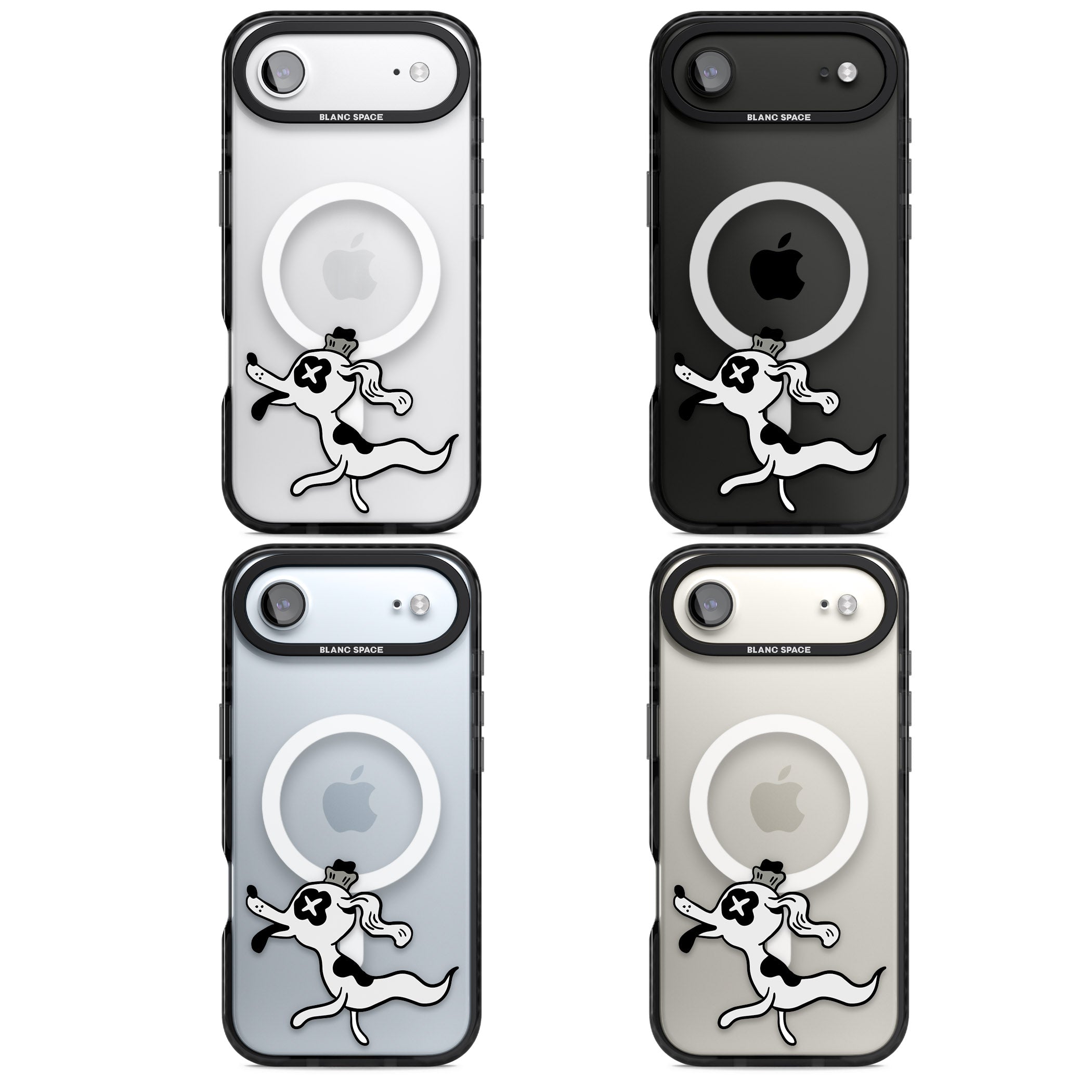 Dog Spirit iPhone 17 Air Impact Pro Black Phone Case APT Impact Protection
