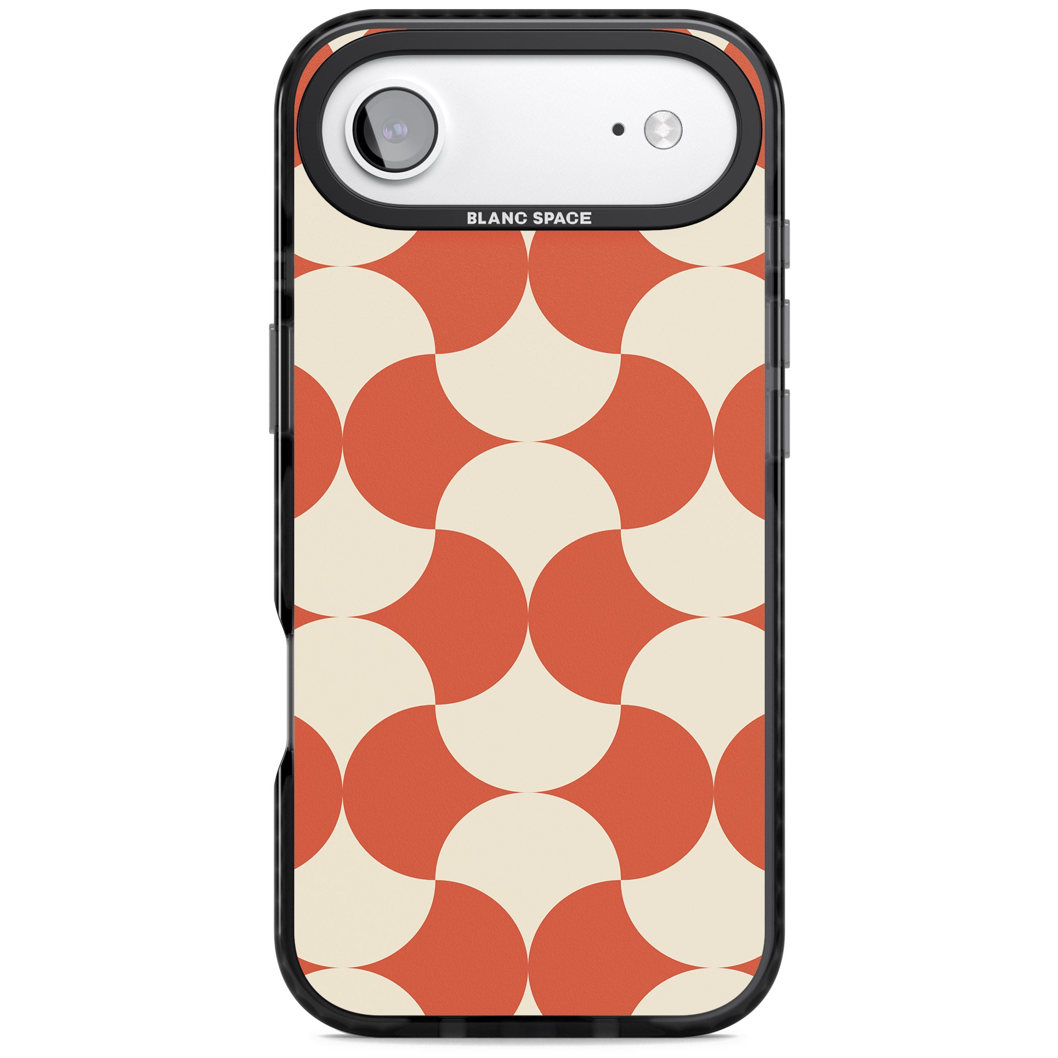 Abstract Retro Shapes iPhone 17 Air Impact Pro Black Phone Case