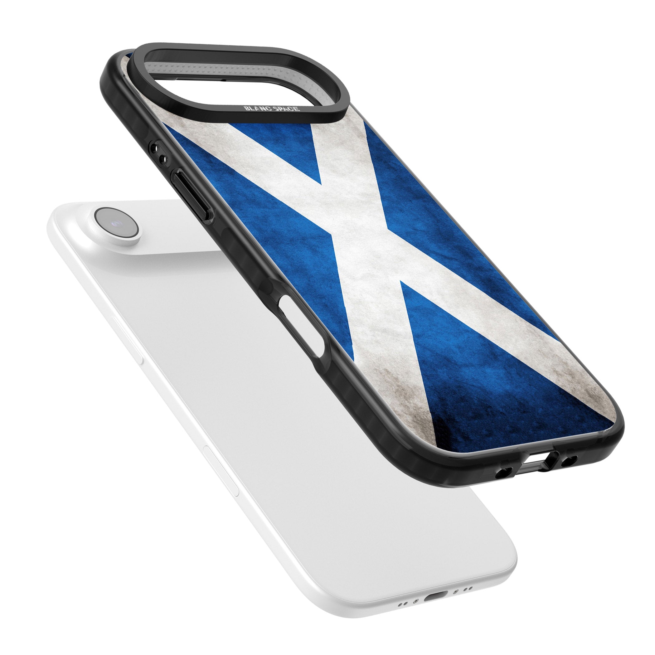 Scotland Saltire Flag iPhone 17 Air Impact Pro Black Phone Case Colours