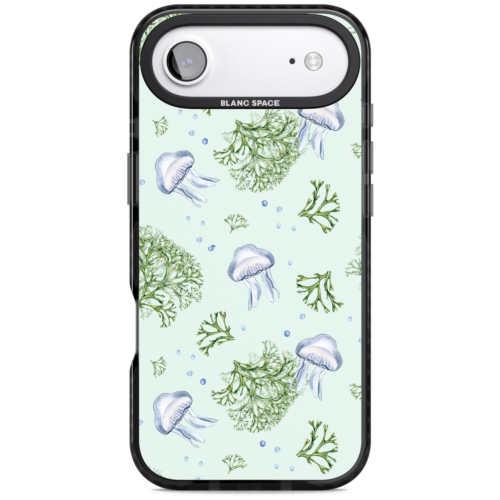 Jellyfish & Seaweed iPhone 17 Air Impact Pro Black Phone Case