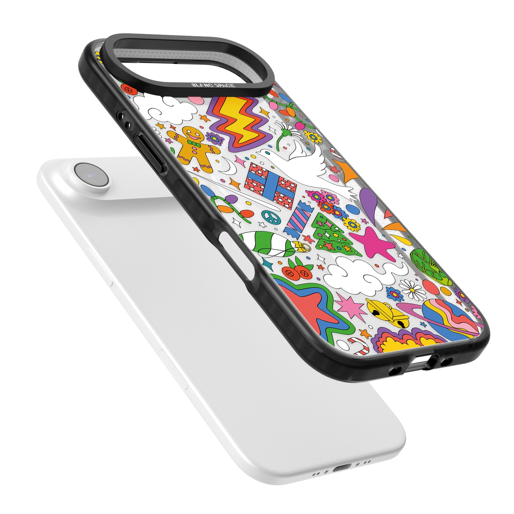 Whimsical Wonderland iPhone 17 Air Impact Pro Black Phone Case Colours