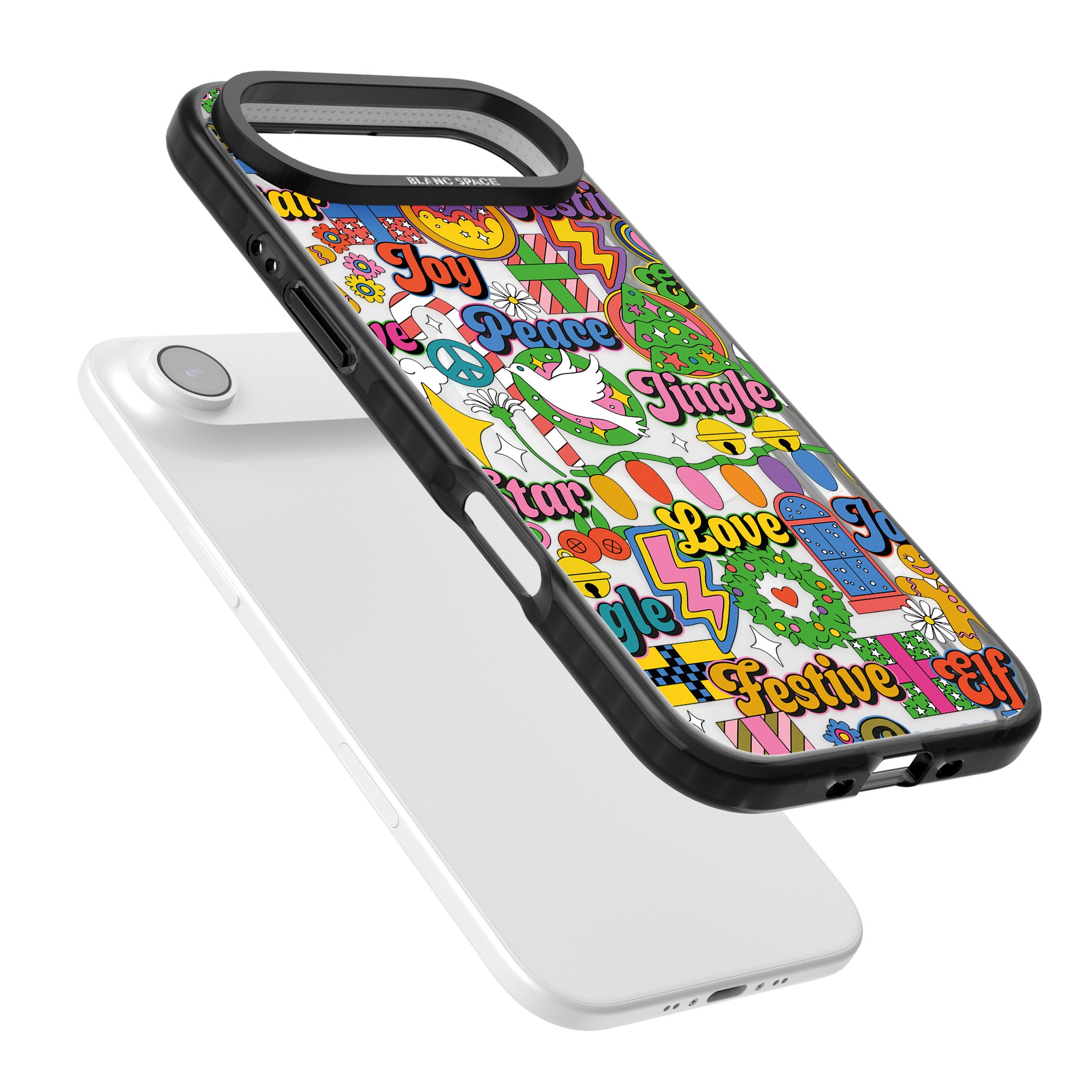 Peace & Festivities iPhone 17 Air Impact Pro Black Phone Case Colours