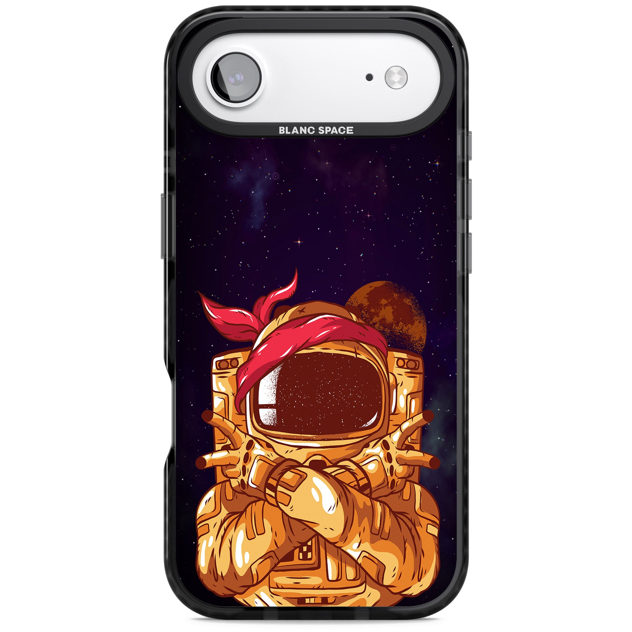 Space Gangster iPhone 17 Air Impact Pro Black Phone Case
