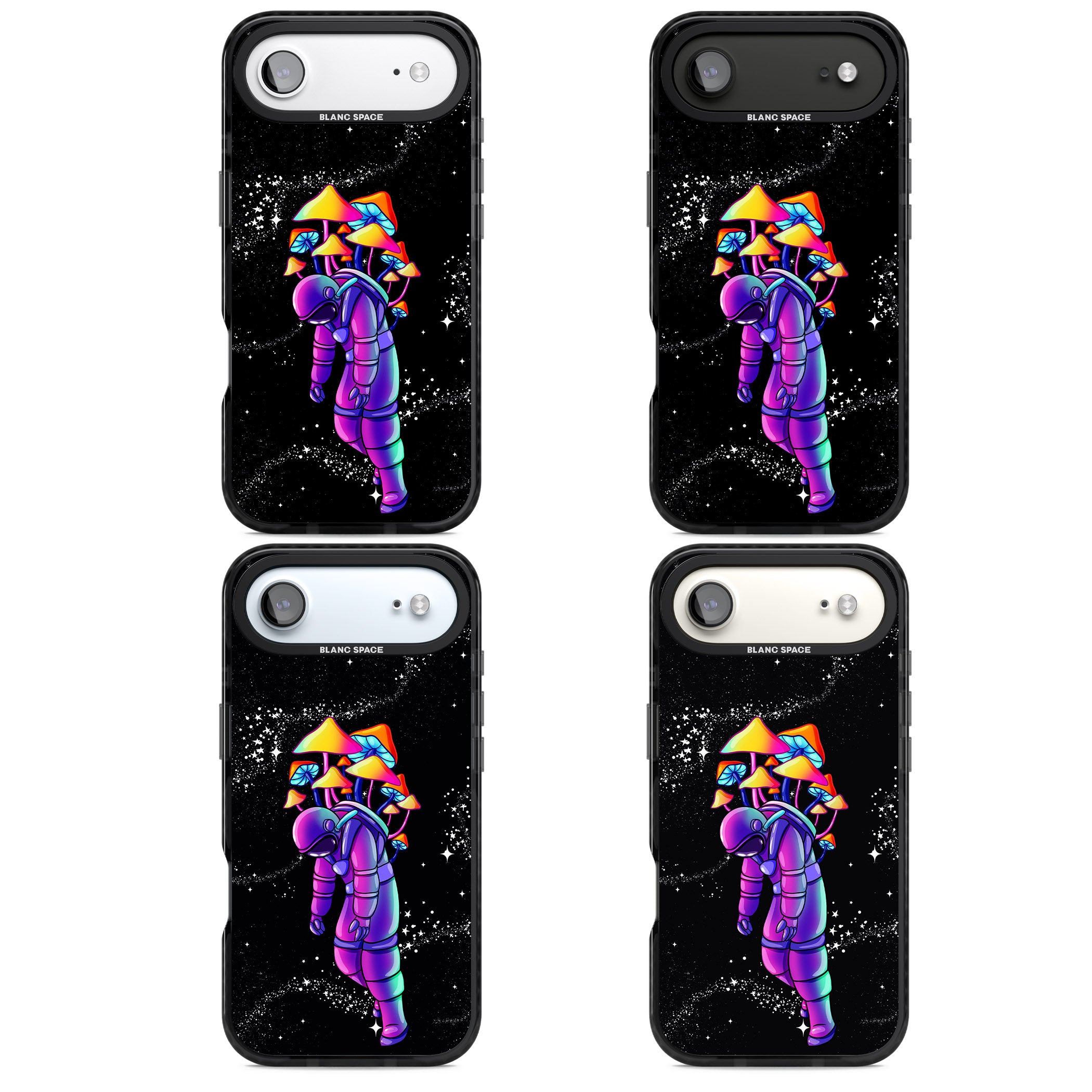 Space Mutation iPhone 17 Air Impact Pro Black Phone Case APT Impact Protection