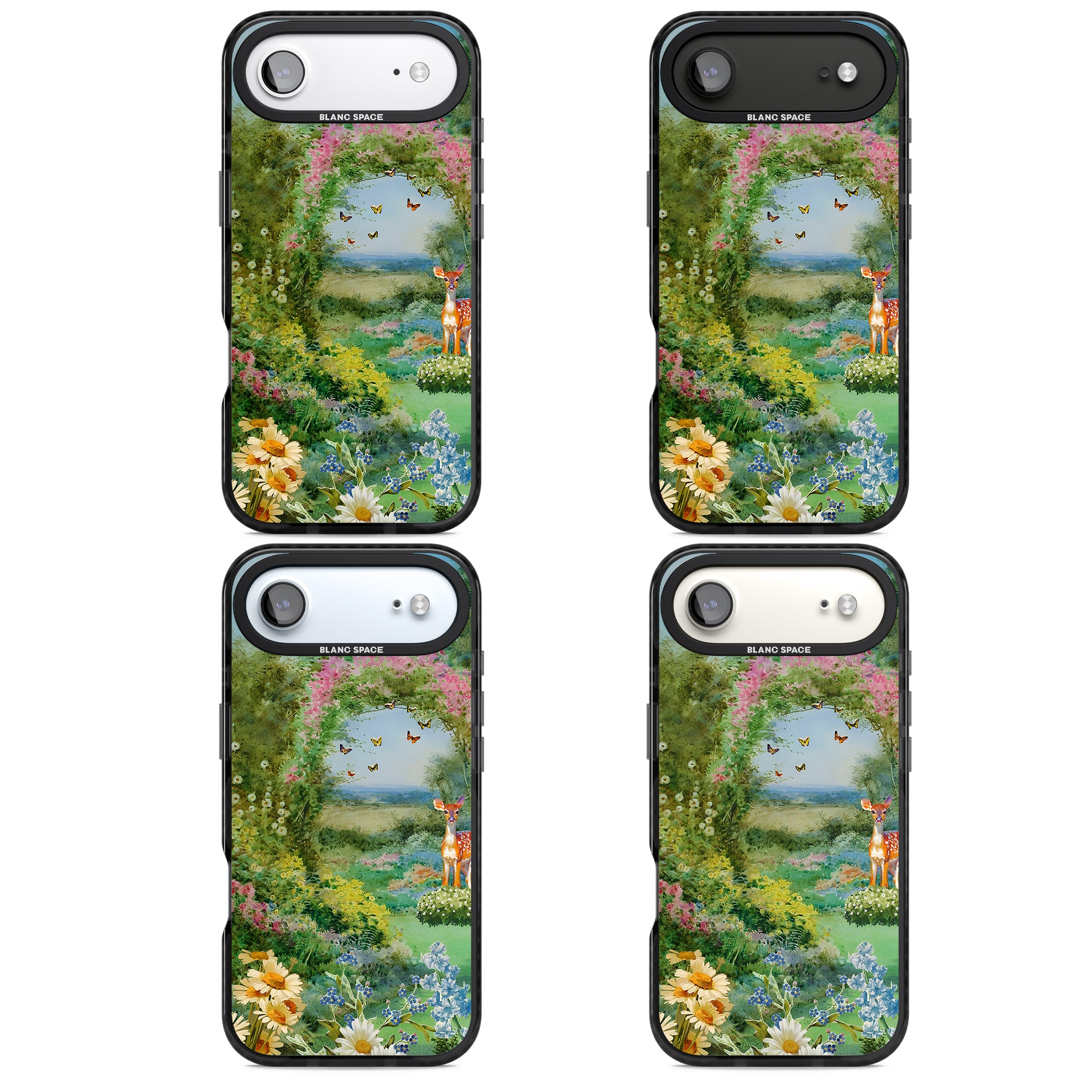 Flourishing Meadow iPhone 17 Air Impact Pro Black Phone Case APT Impact Protection