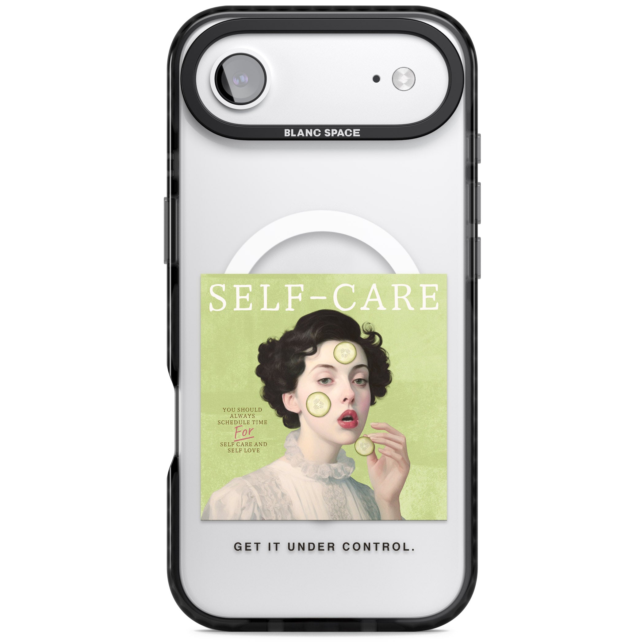 Self Care iPhone 17 Air Impact Pro Black Phone Case