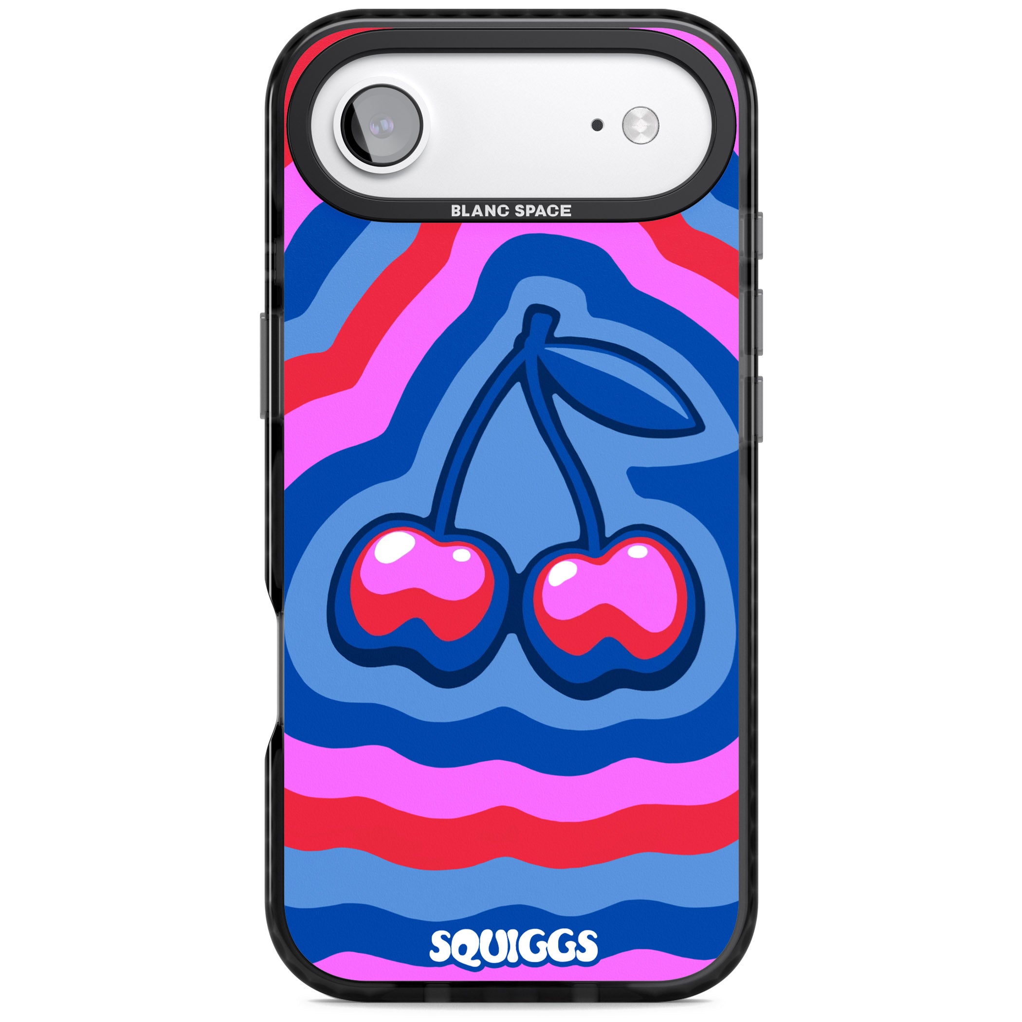 Cherry Rainbow iPhone 17 Air Impact Pro Black Phone Case