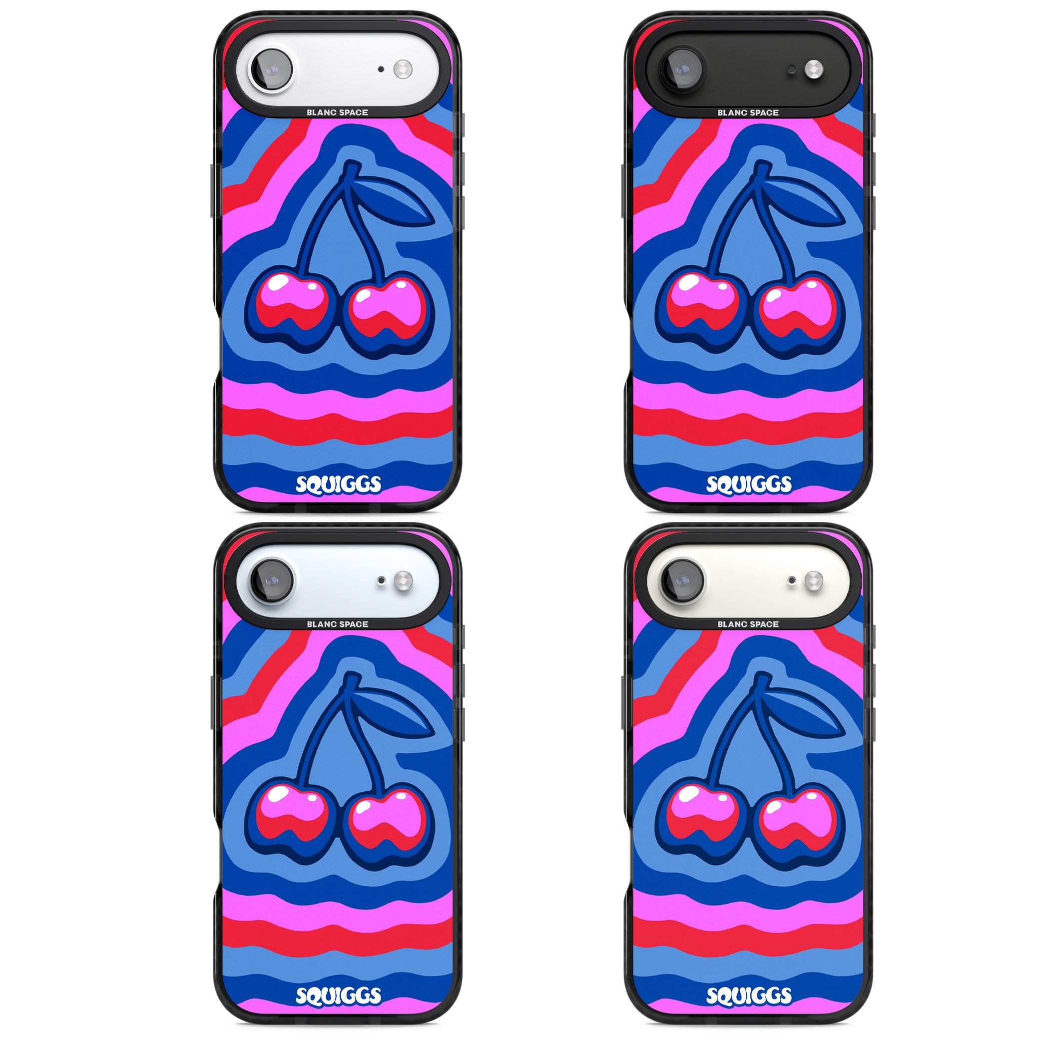 Cherry Rainbow iPhone 17 Air Impact Pro Black Phone Case APT Impact Protection