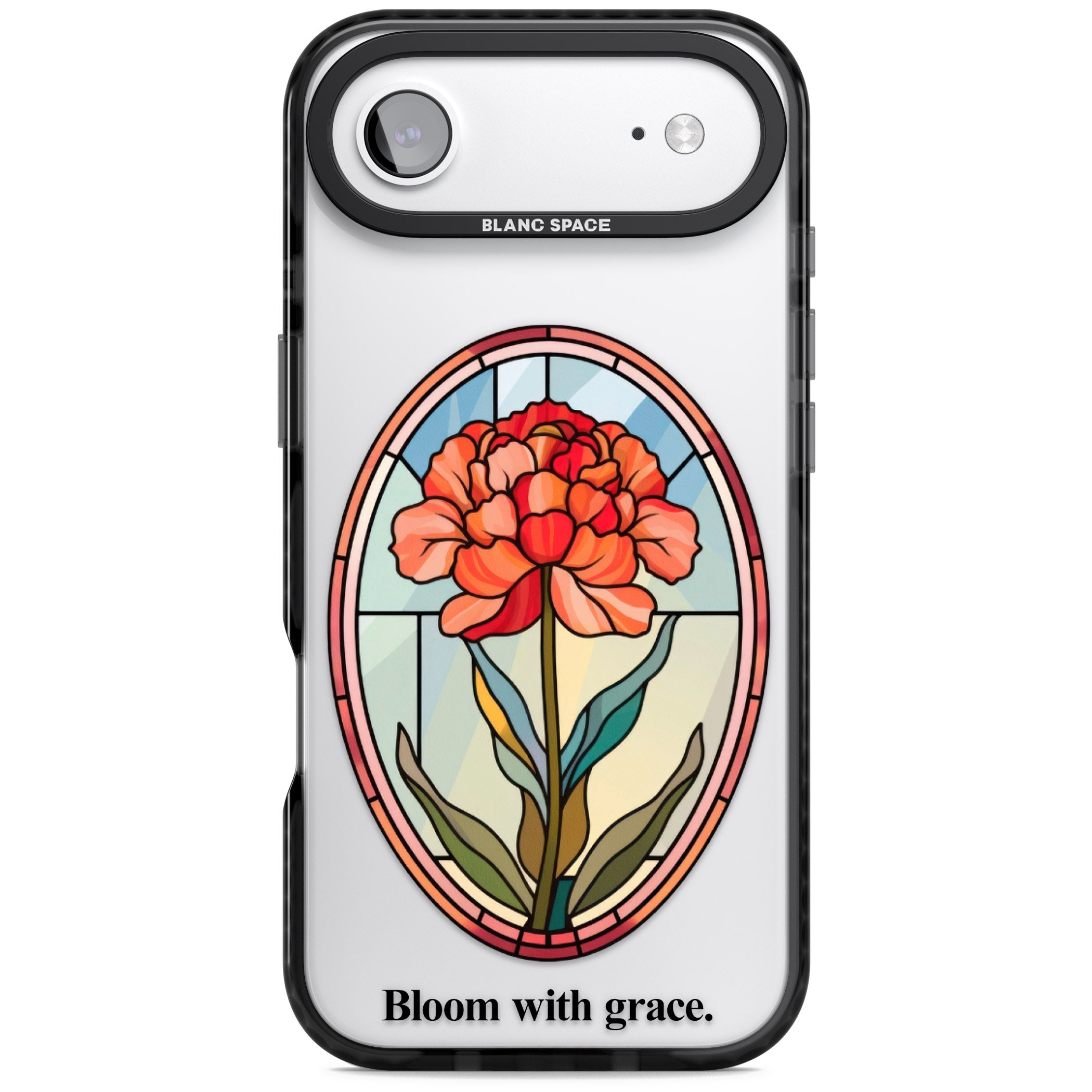 Bloom With Grace iPhone 17 Air Impact Pro Black Phone Case
