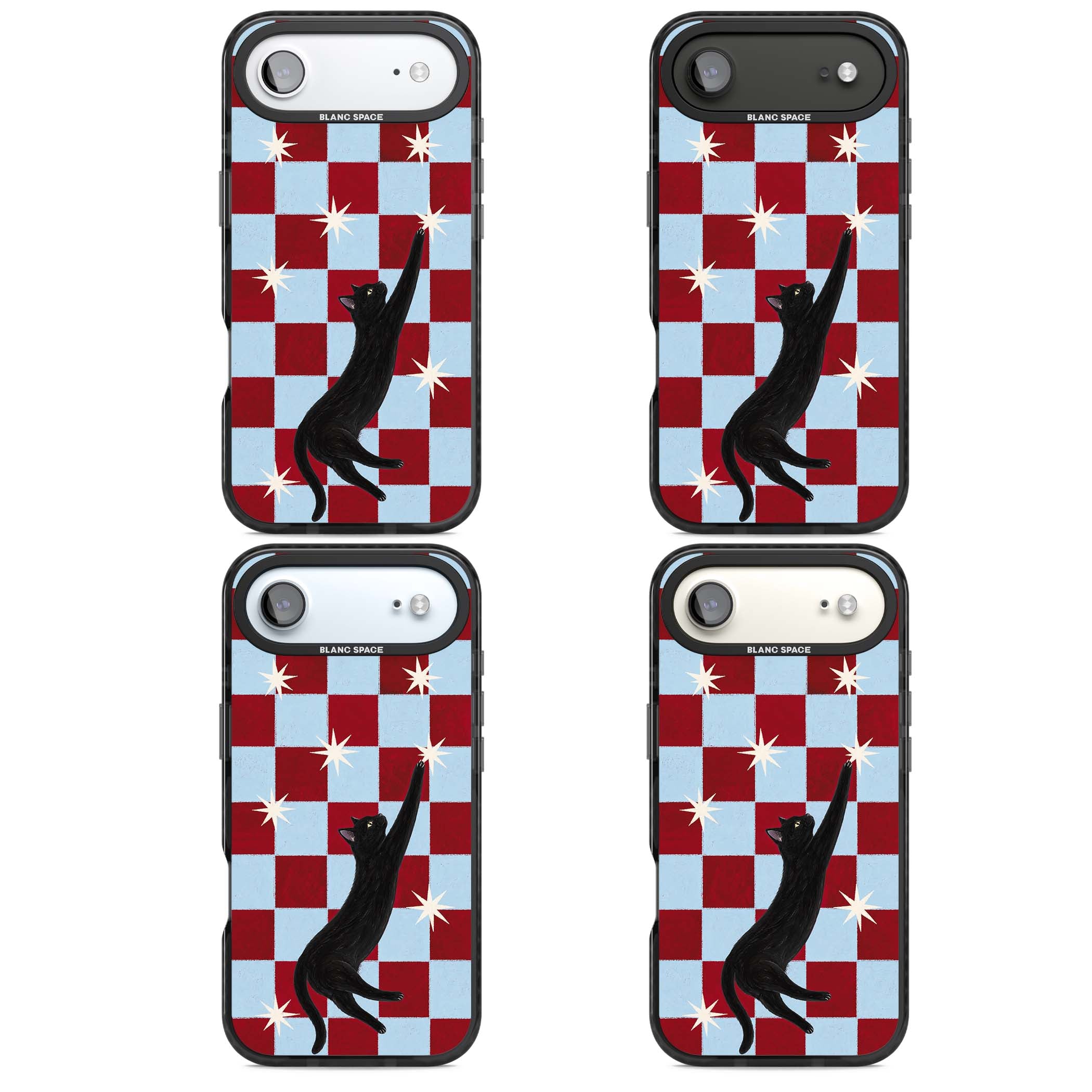 Starlit Kitty animals iPhone case | Black Impact Magsafe case for iPhone Air