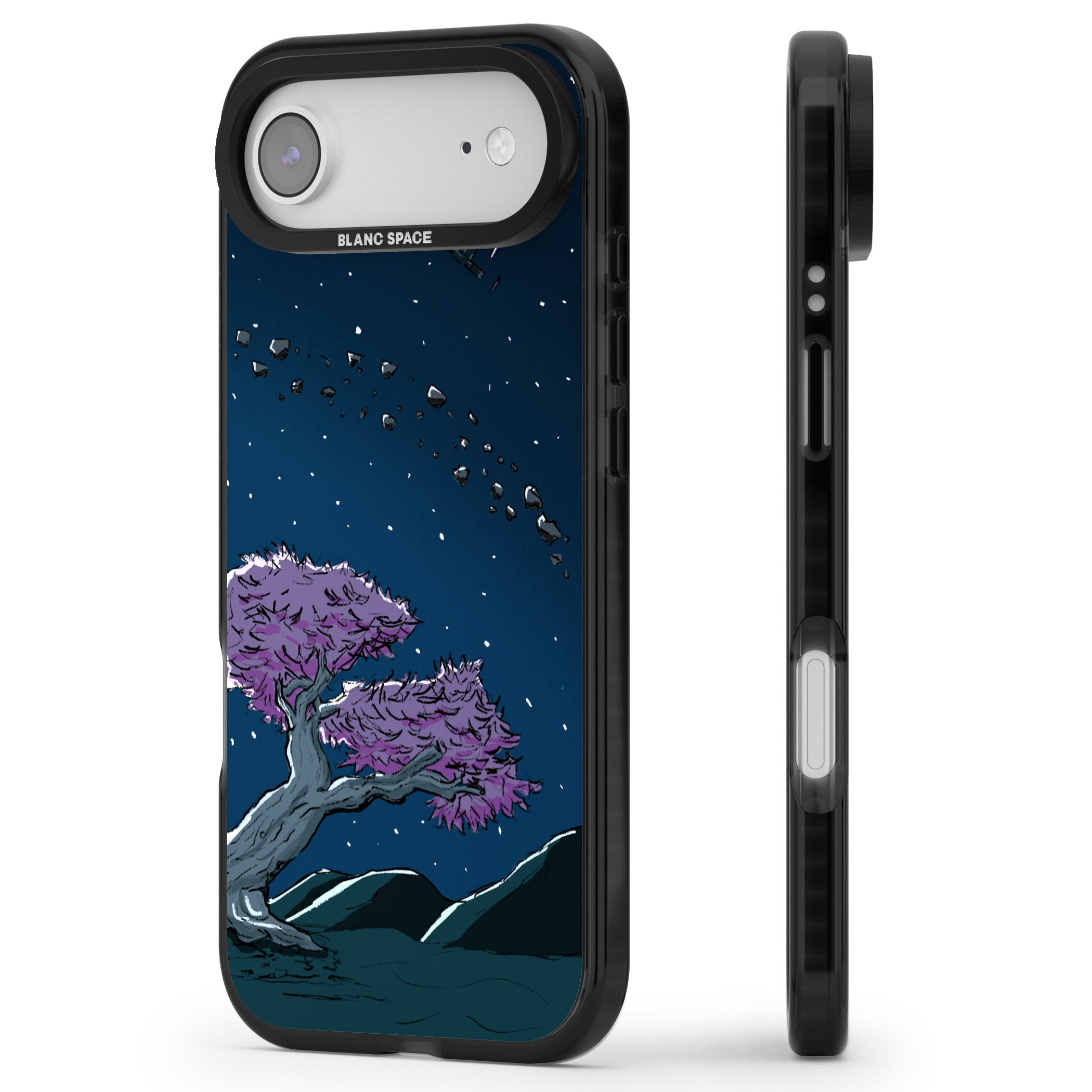 Orbit iPhone 17 Air Impact Pro Black Phone Case Side Profile