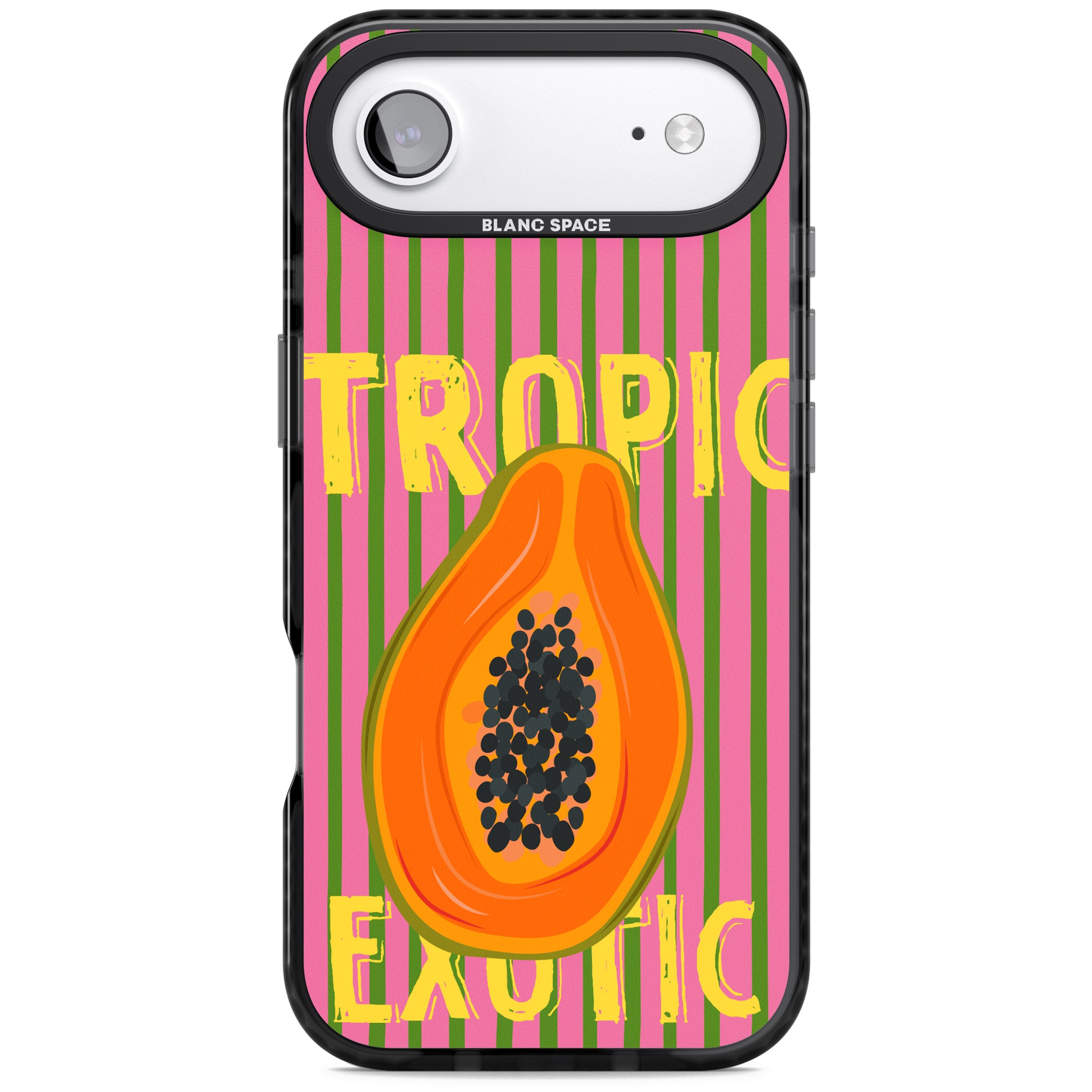 Tropic Exotic iPhone 17 Air Impact Pro Black Phone Case