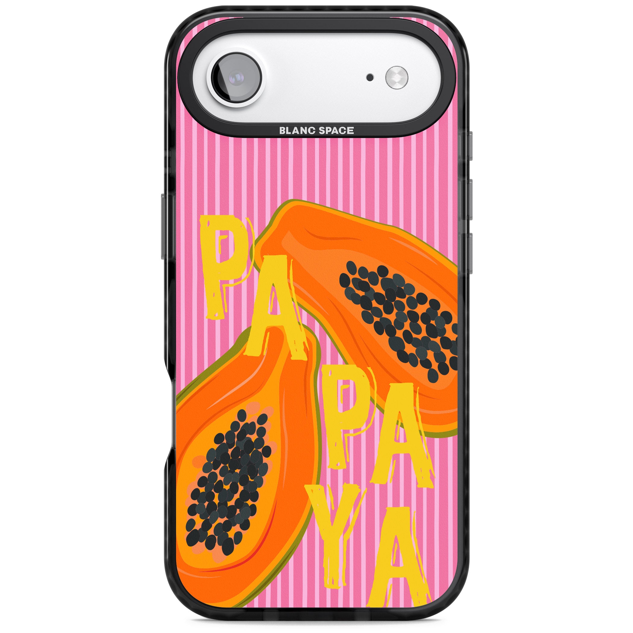Papaya iPhone 17 Air Impact Pro Black Phone Case