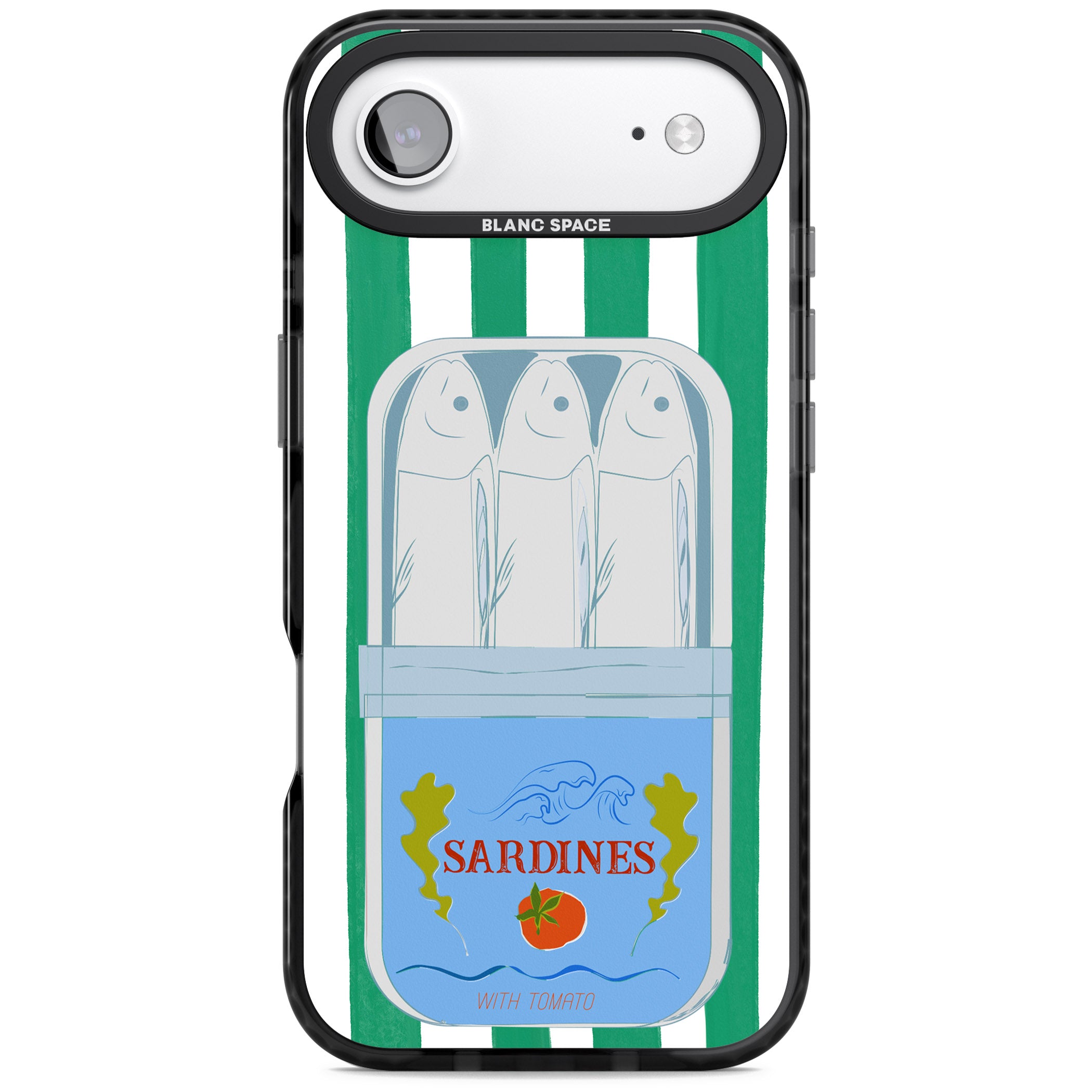 Italian Coastal Sardines iPhone 17 Air Impact Pro Black Phone Case