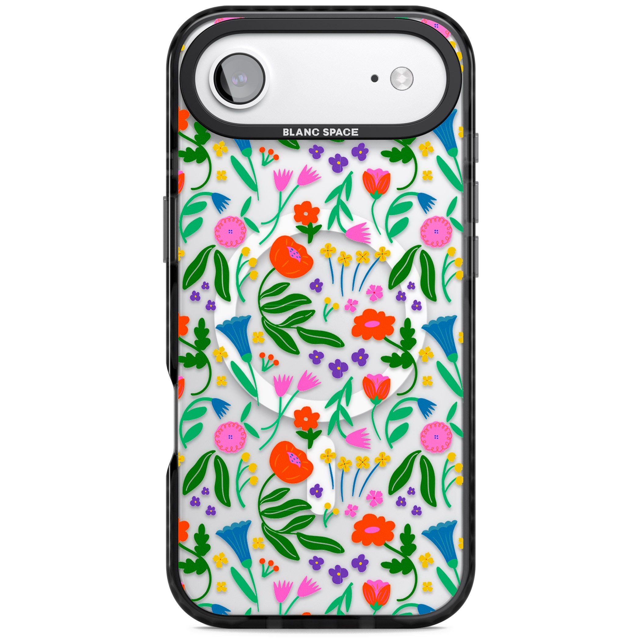 Summer Floral Fiesta iPhone 17 Air Impact Pro Black Phone Case