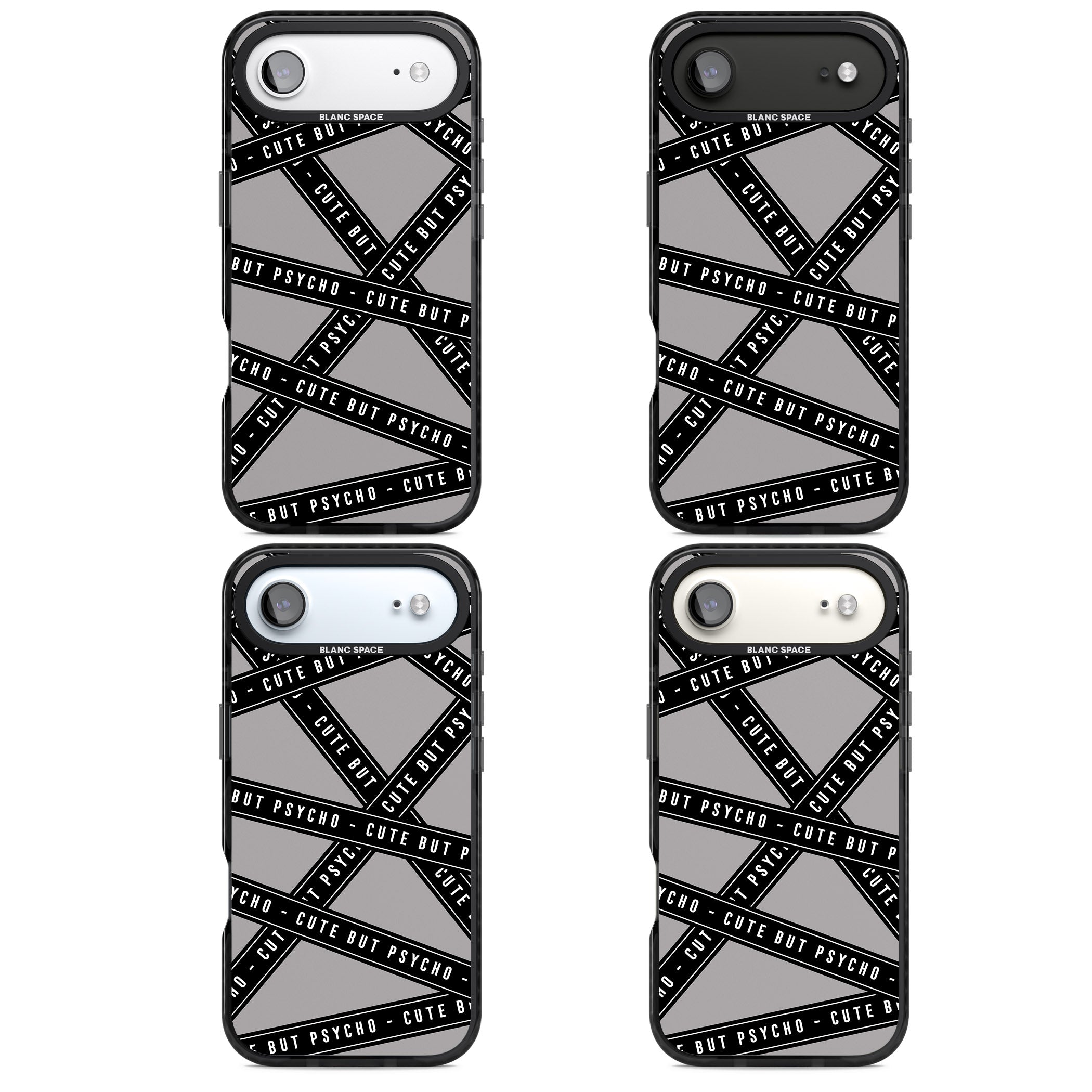 Cute But Psycho iPhone 17 Air Impact Pro Black Phone Case APT Impact Protection