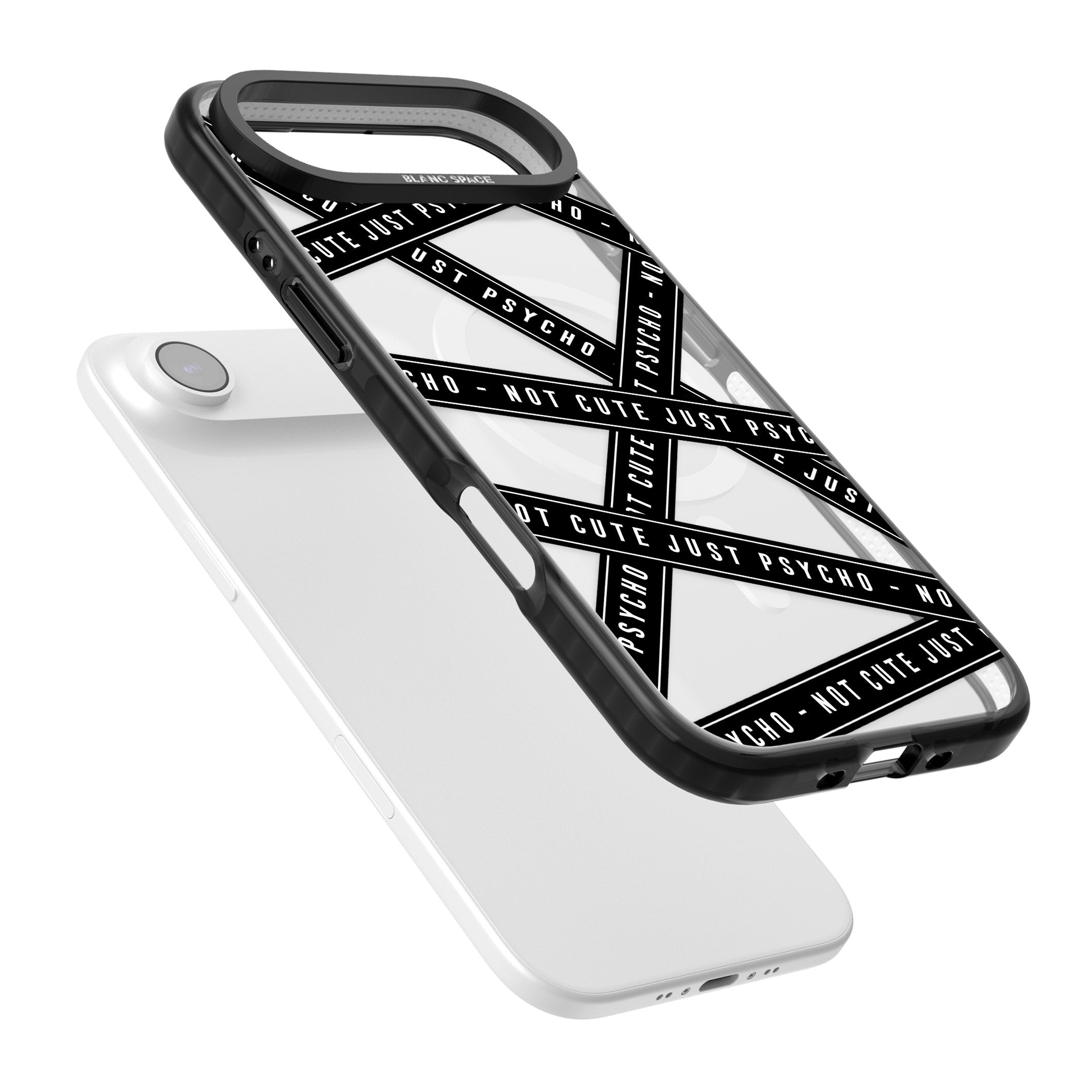 Not Cute Just Psycho iPhone 17 Air Impact Pro Black Phone Case Colours