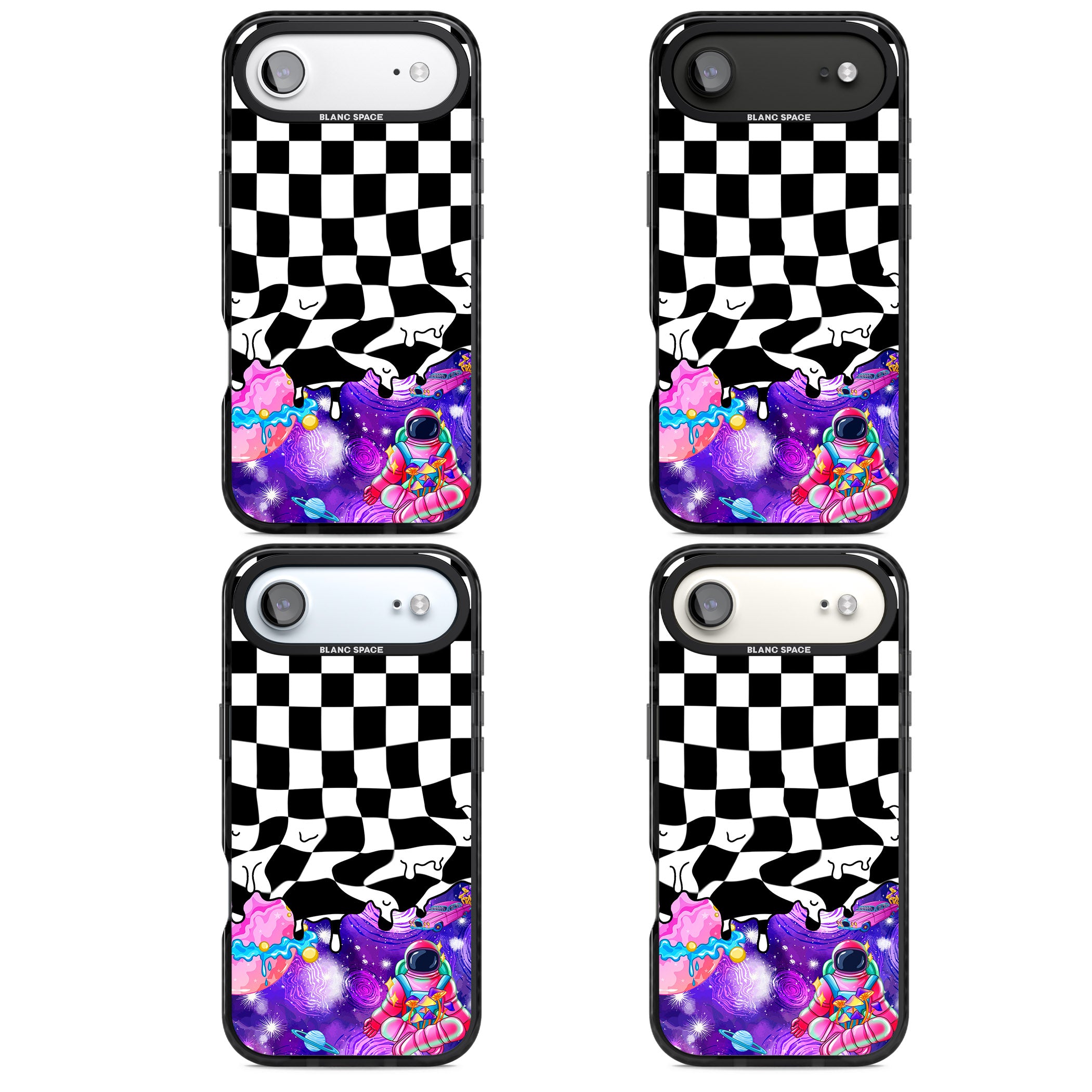 Washed Out iPhone 17 Air Impact Pro Black Phone Case APT Impact Protection