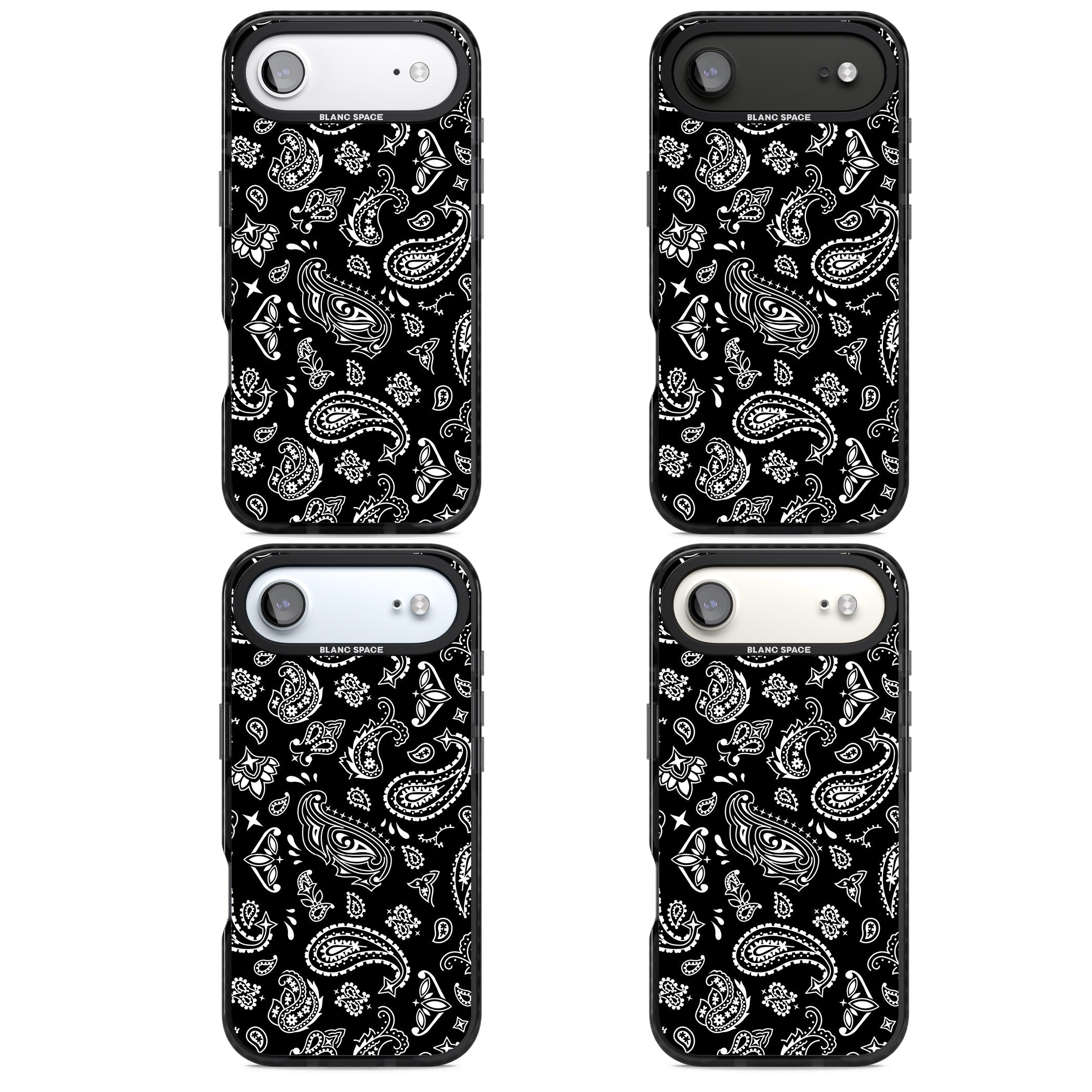 Black Bandana iPhone 17 Air Impact Pro Black Phone Case APT Impact Protection