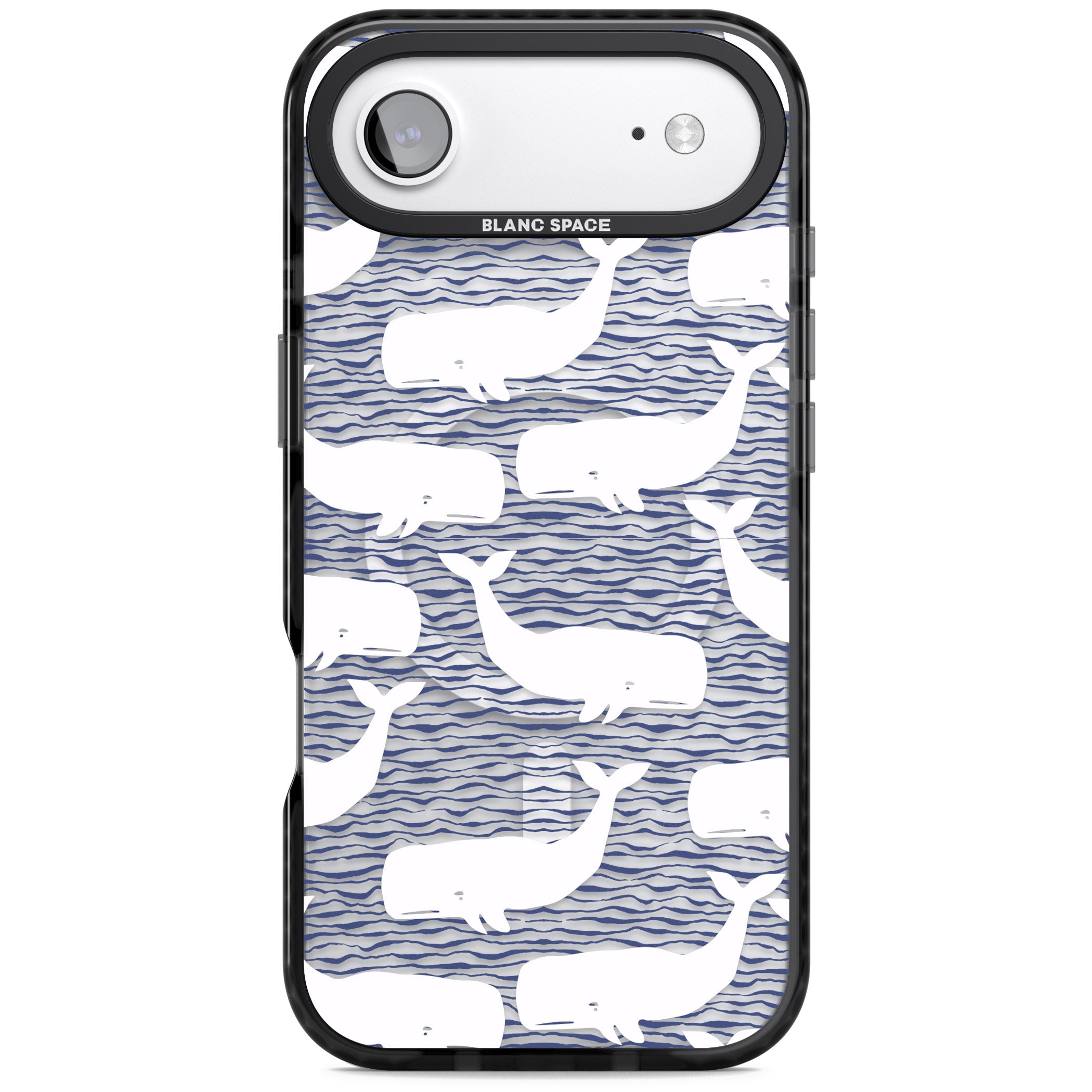 Whale Wave iPhone 17 Air Impact Pro Black Phone Case