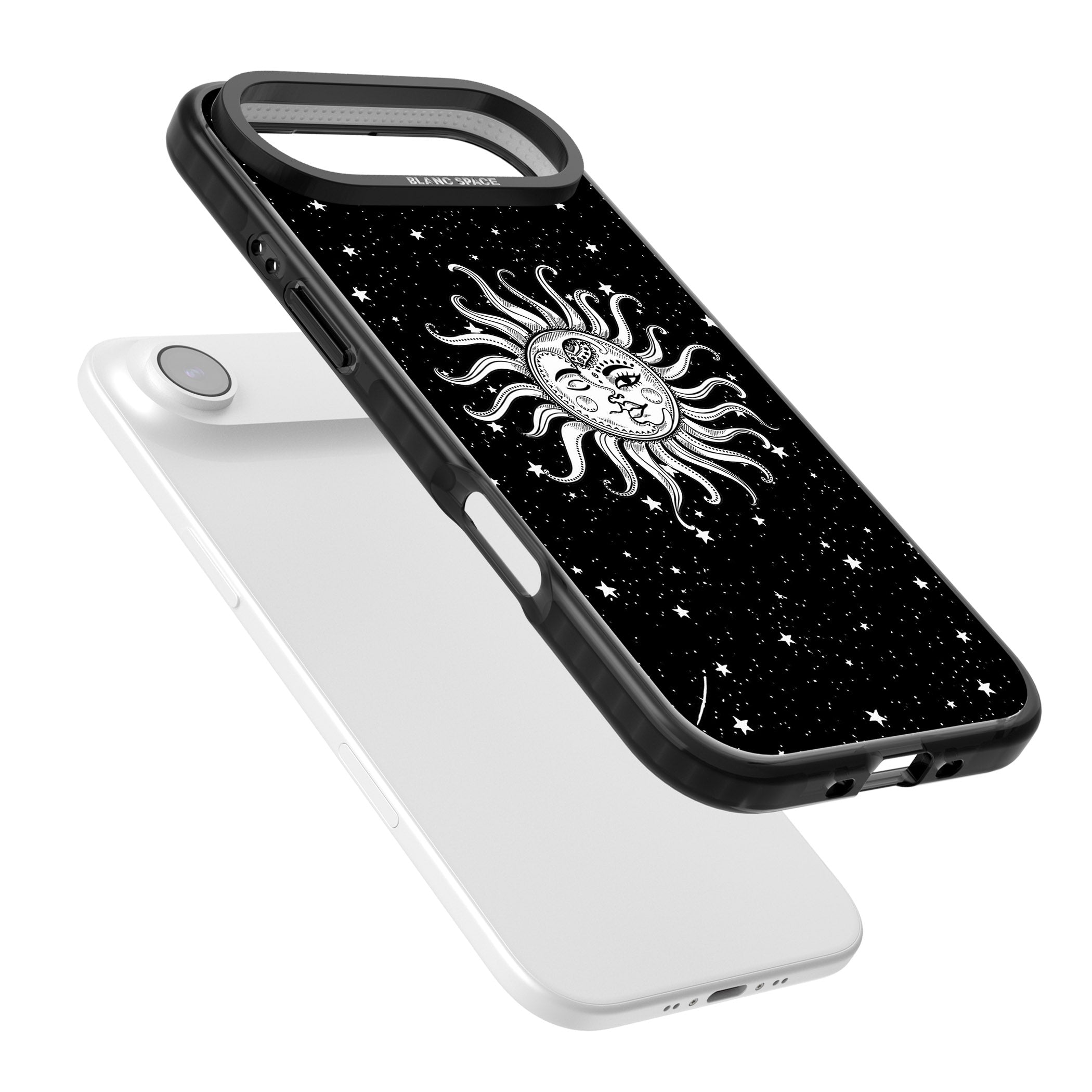 Mystic Sun Moon iPhone 17 Air Impact Black Phone Case Colours