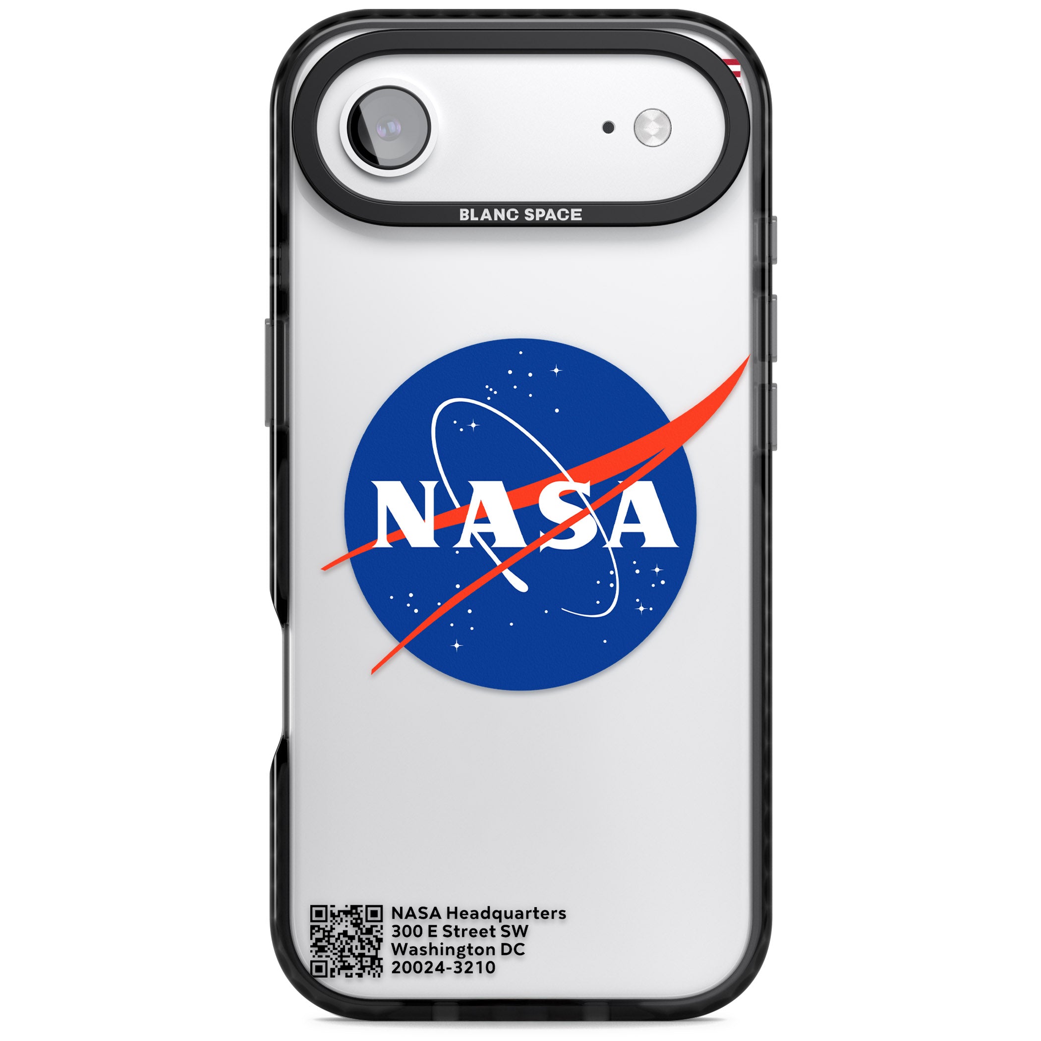 Nasa Meatball iPhone 17 Air Impact Black Phone Case