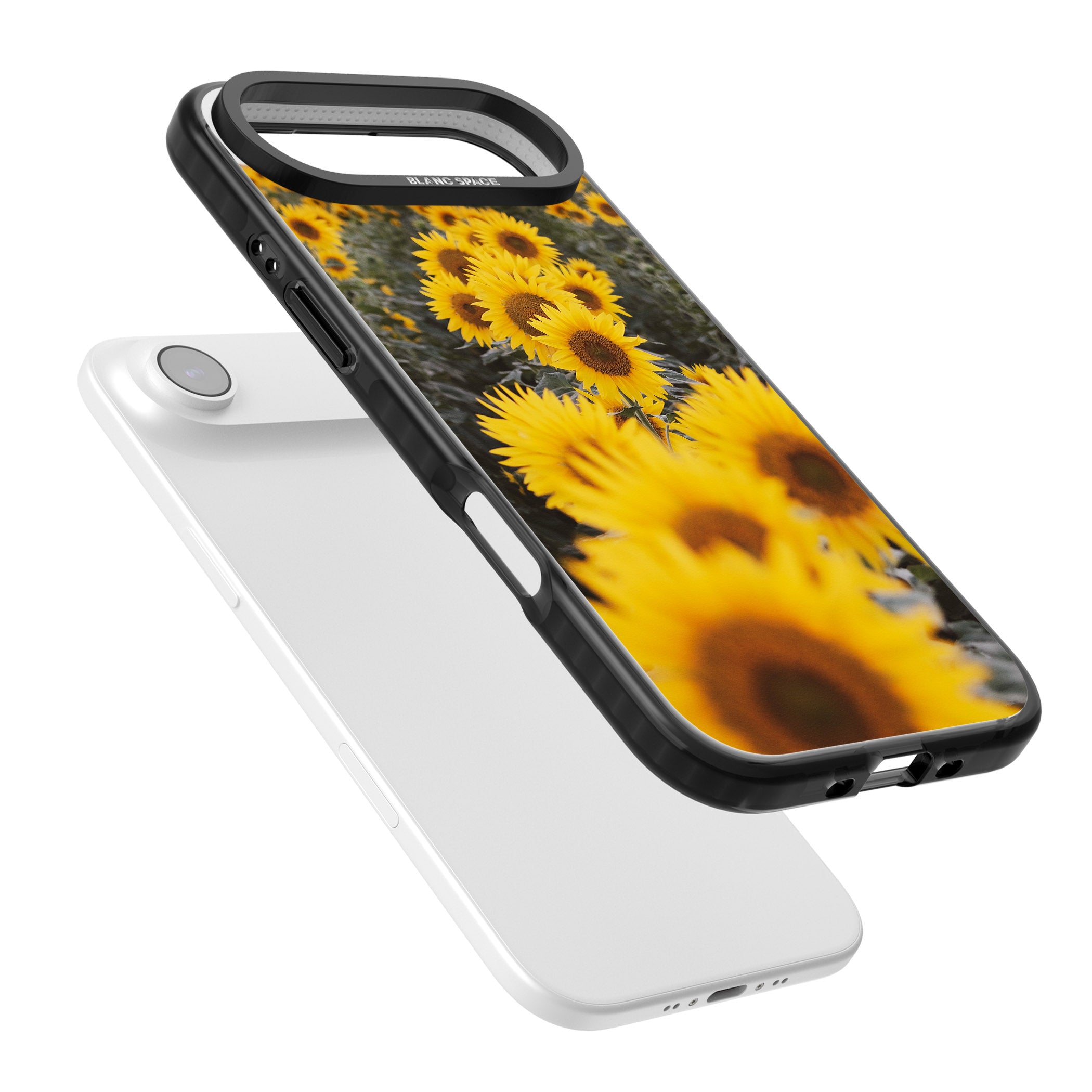Sunflower Field iPhone 17 Air Impact Black Phone Case Colours