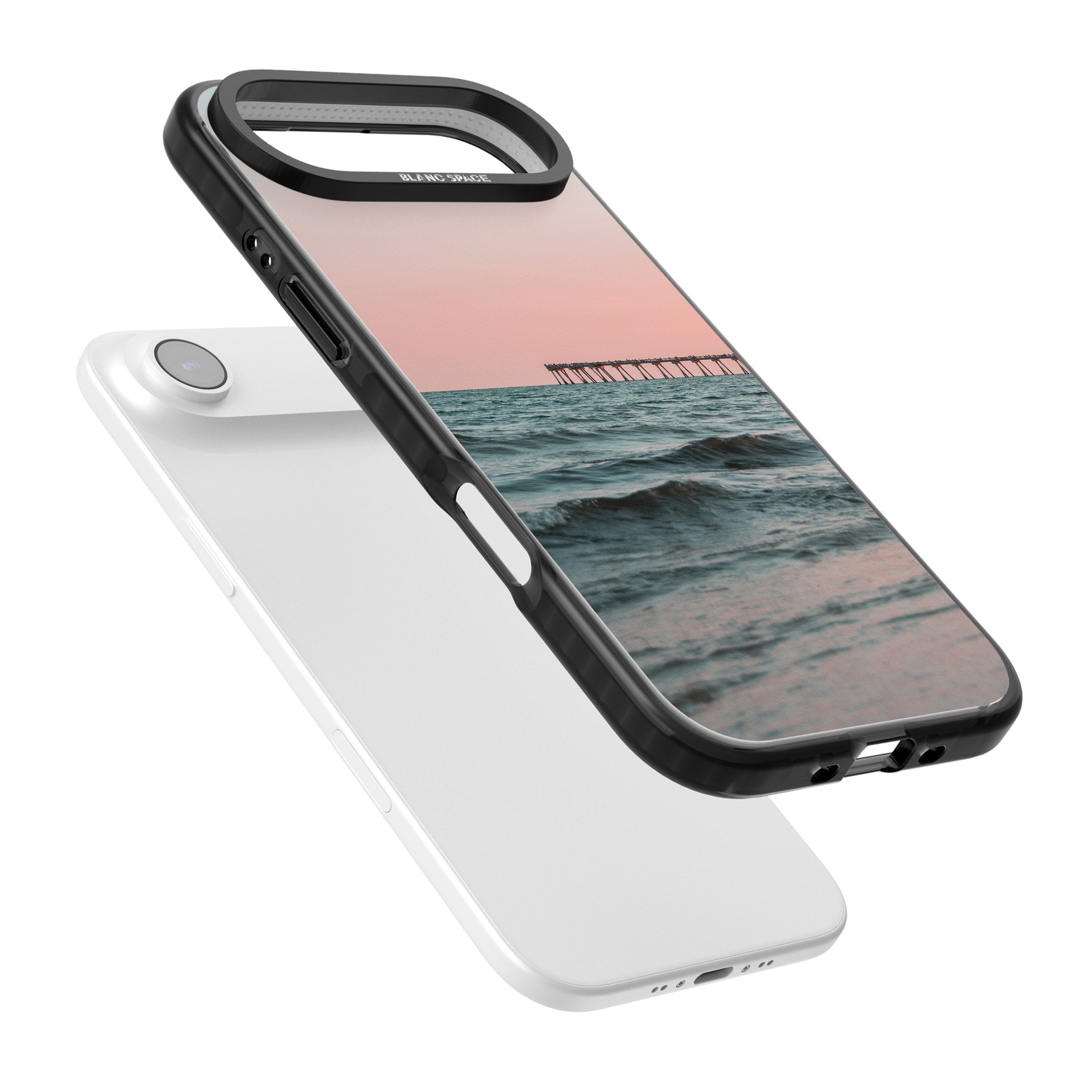 Sunset Pier iPhone 17 Air Impact Black Phone Case Colours