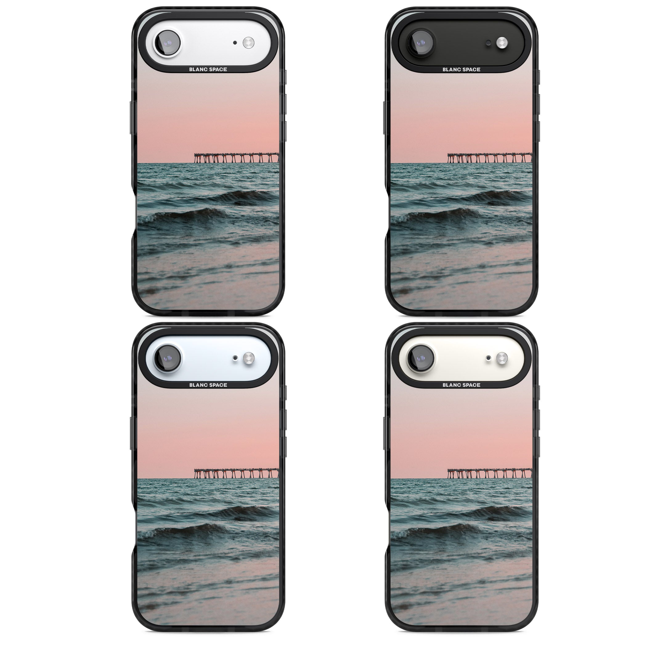 Sunset Pier iPhone 17 Air Impact Black Phone Case APT Impact Protection