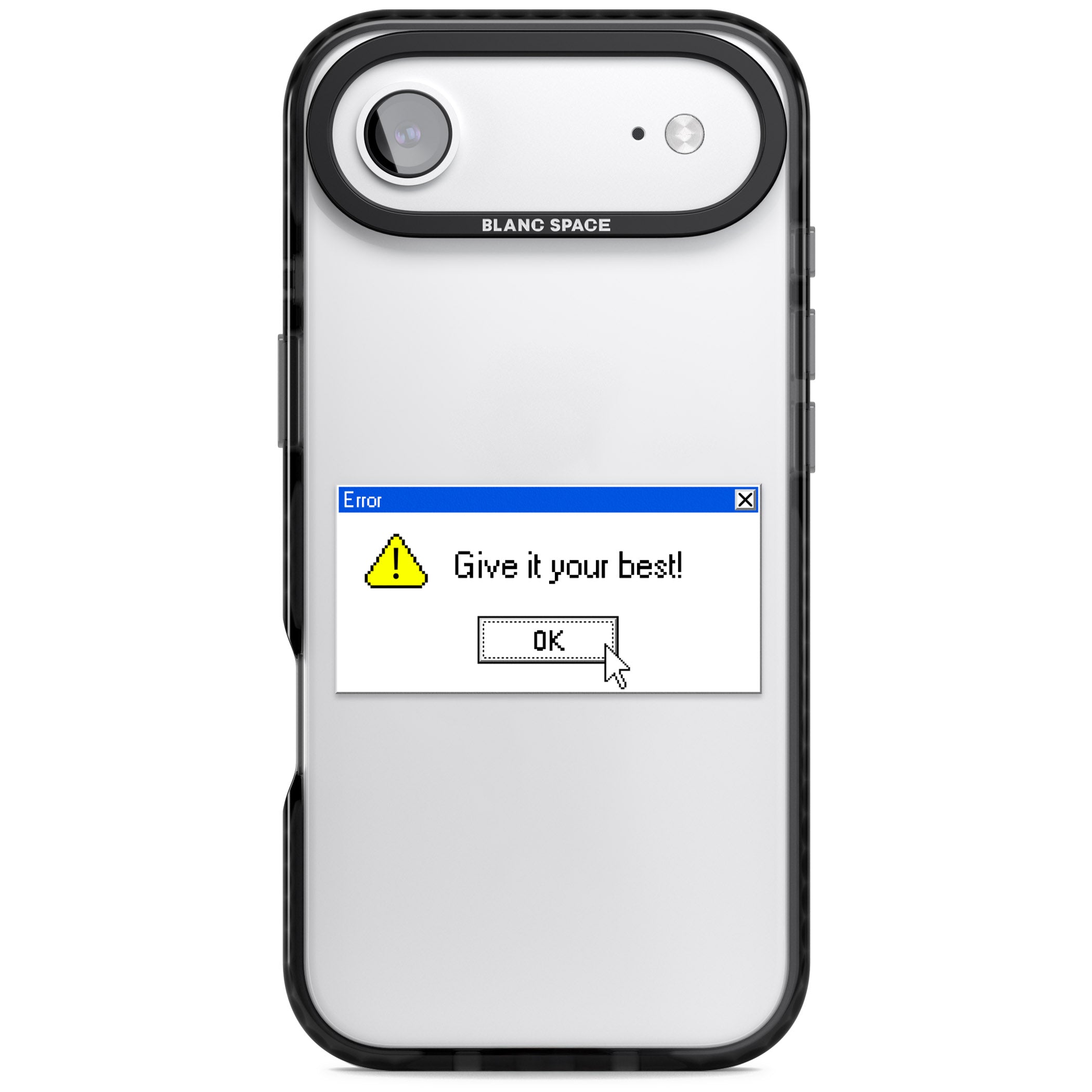 Give It Your Best Exe iPhone 17 Air Impact Black Phone Case