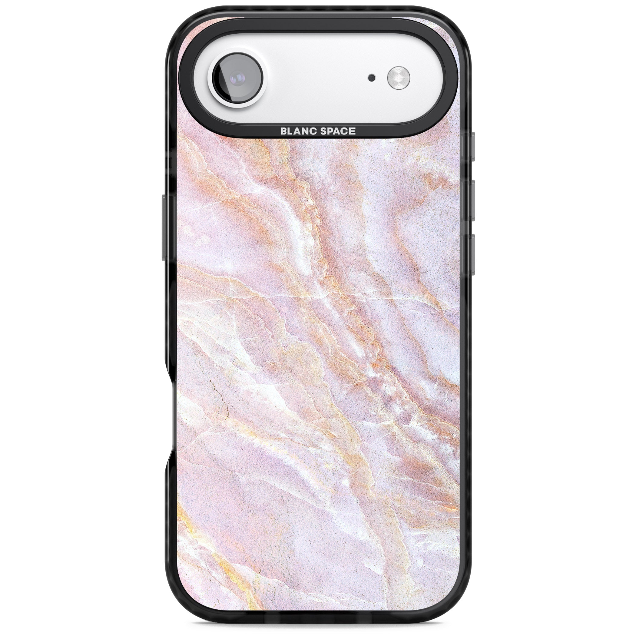 Soft Onyx Blush iPhone 17 Air Impact Black Phone Case