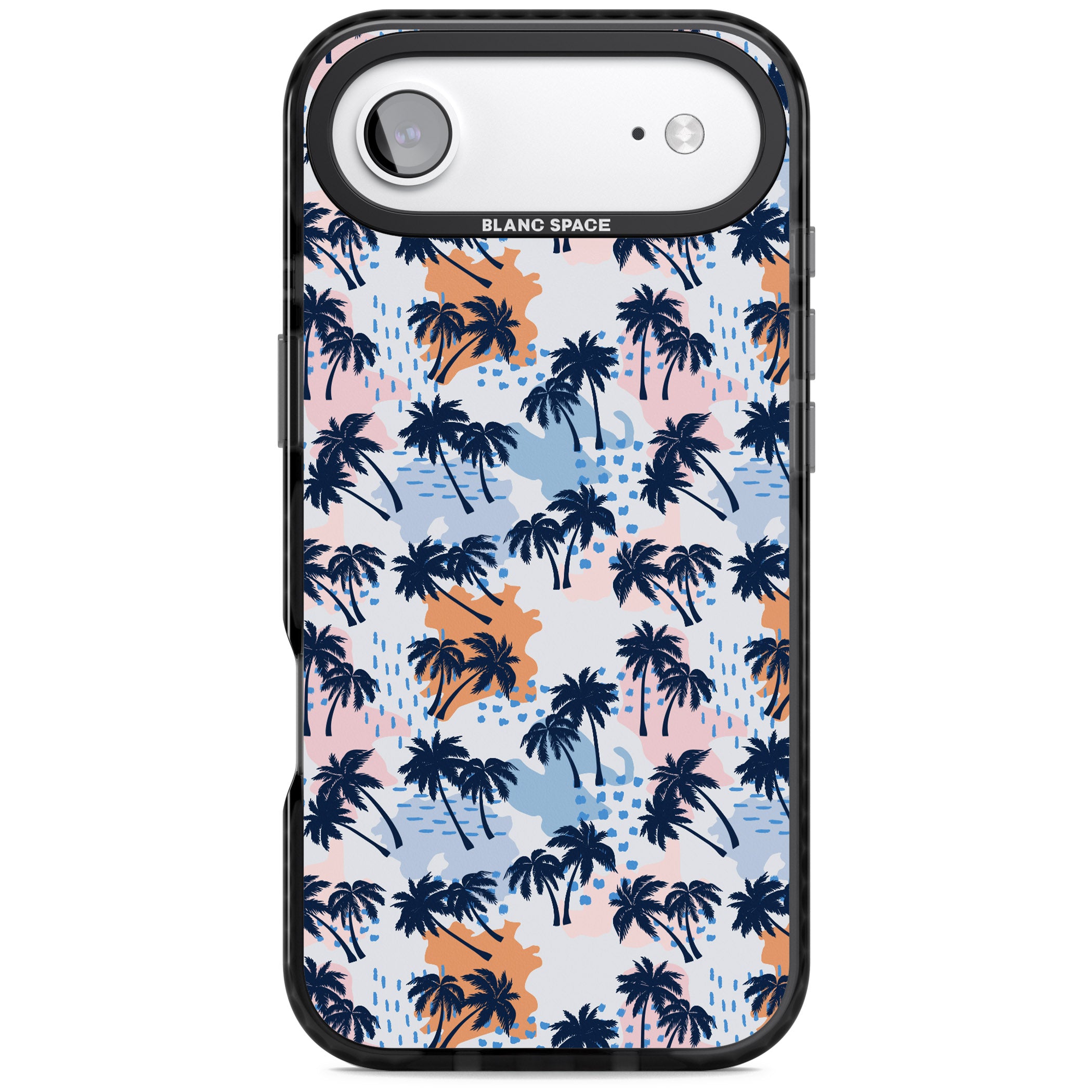 Tropical Vibes Palm iPhone 17 Air Impact Black Phone Case