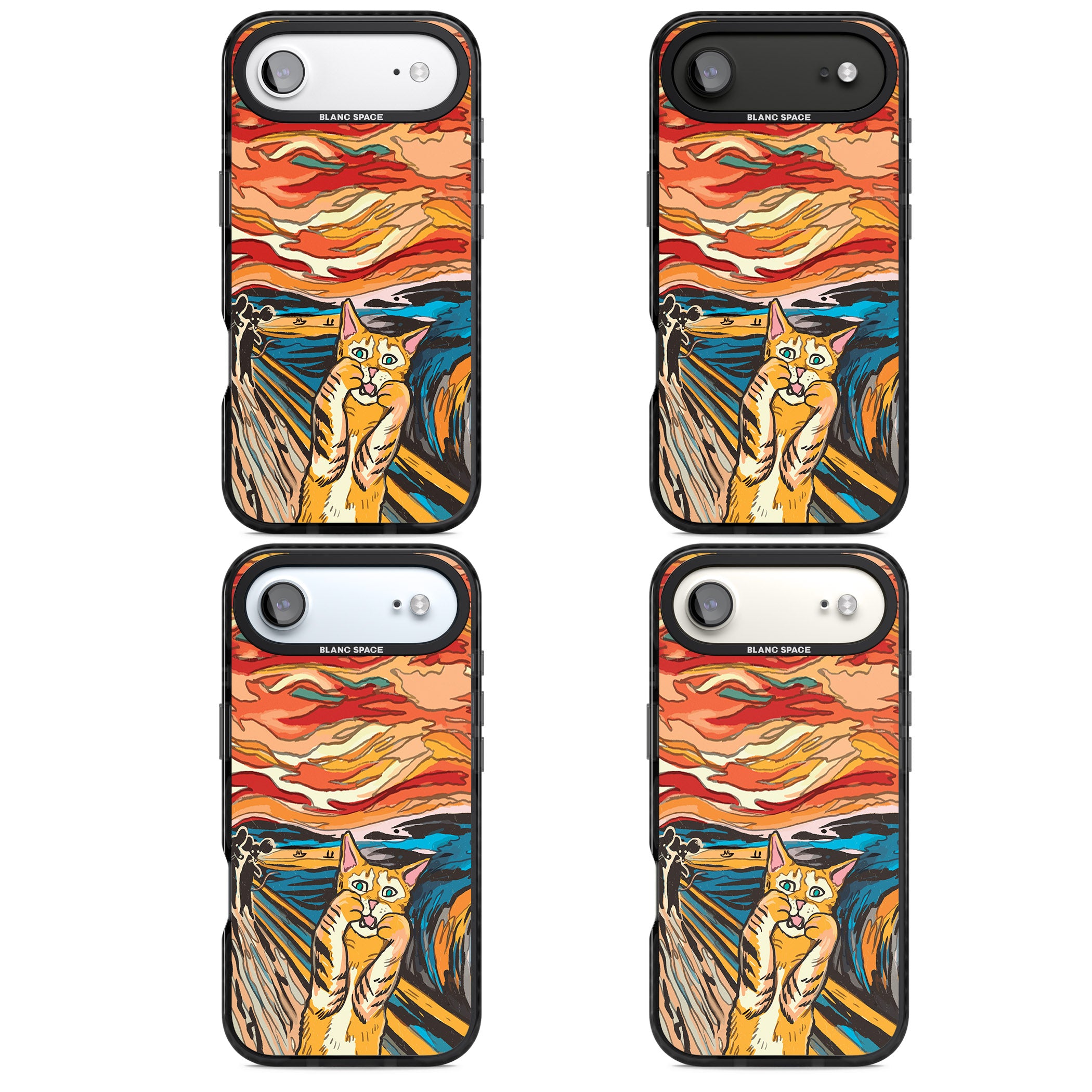 The Meow iPhone 17 Air Impact Black Phone Case APT Impact Protection