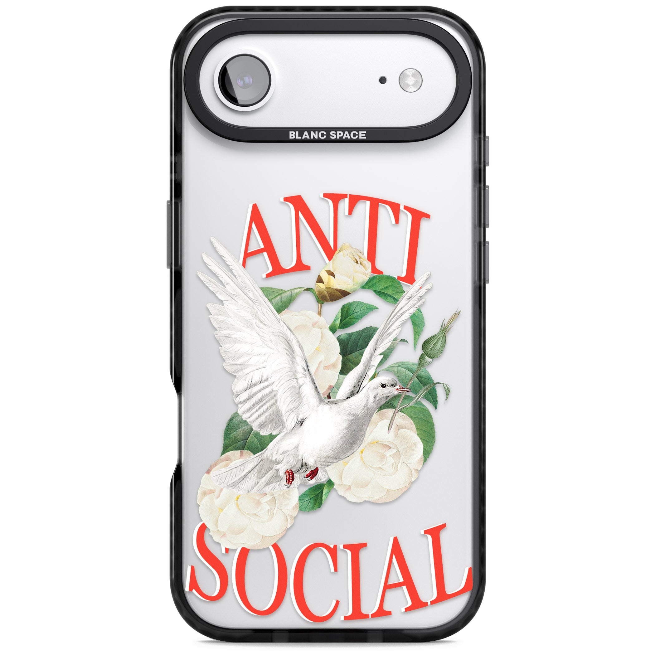Anti Social iPhone 17 Air Impact Black Phone Case
