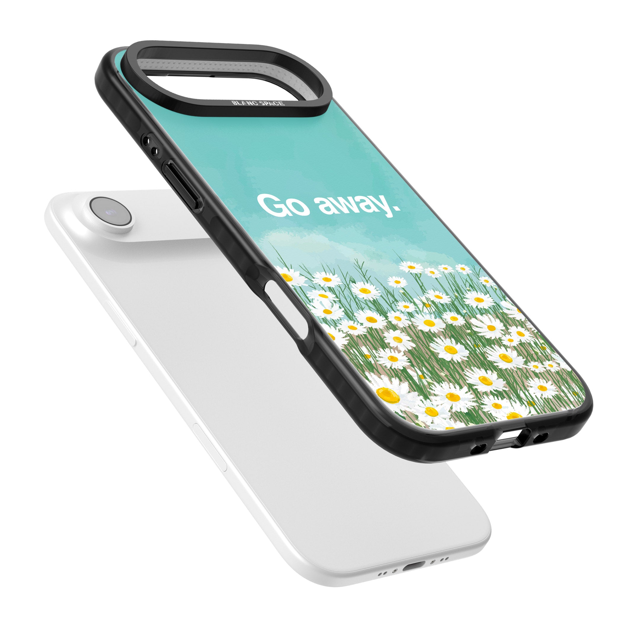 Go Away iPhone 17 Air Impact Black Phone Case Colours