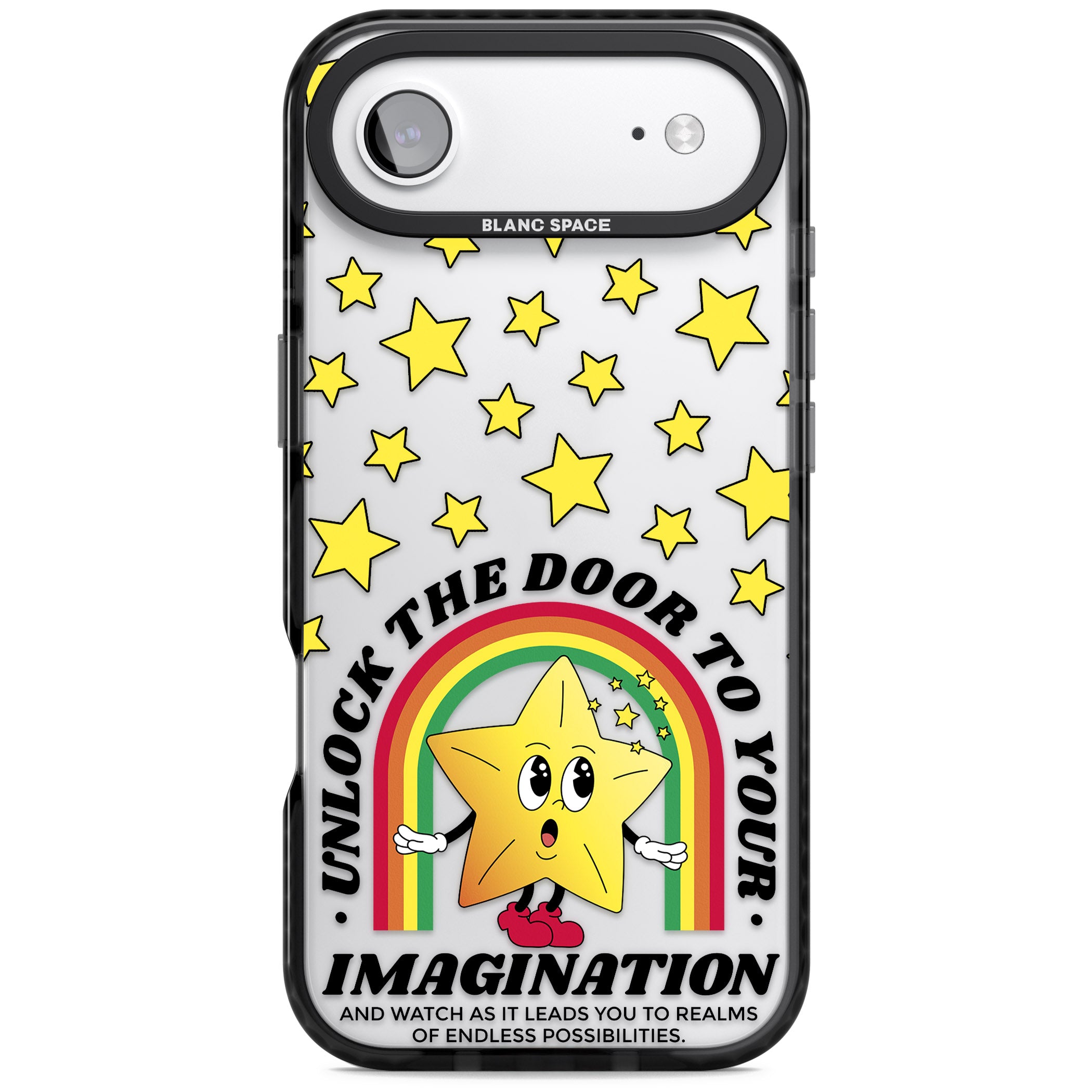 Imagination iPhone 17 Air Impact Black Phone Case