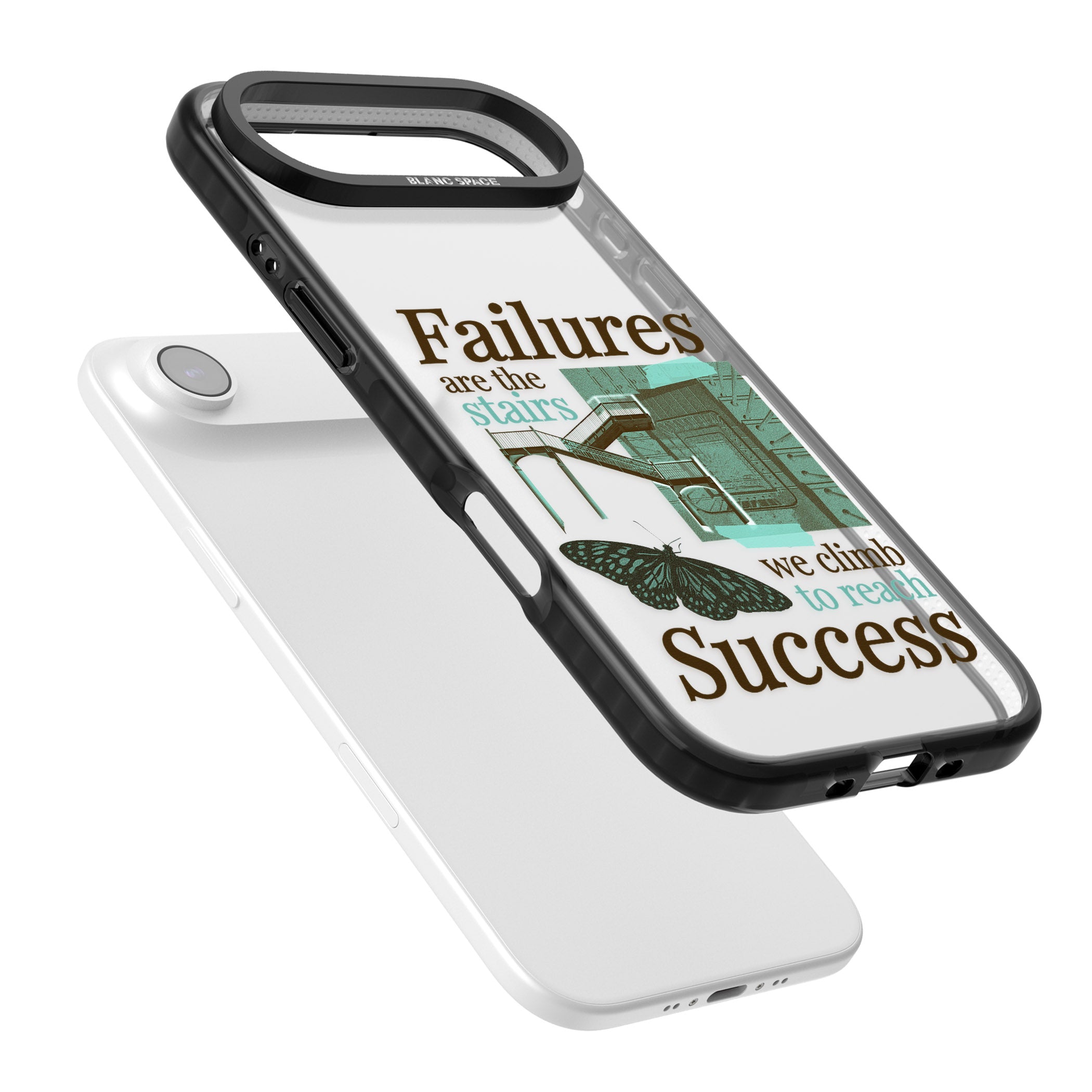 Fail To Succeed iPhone 17 Air Impact Black Phone Case Colours