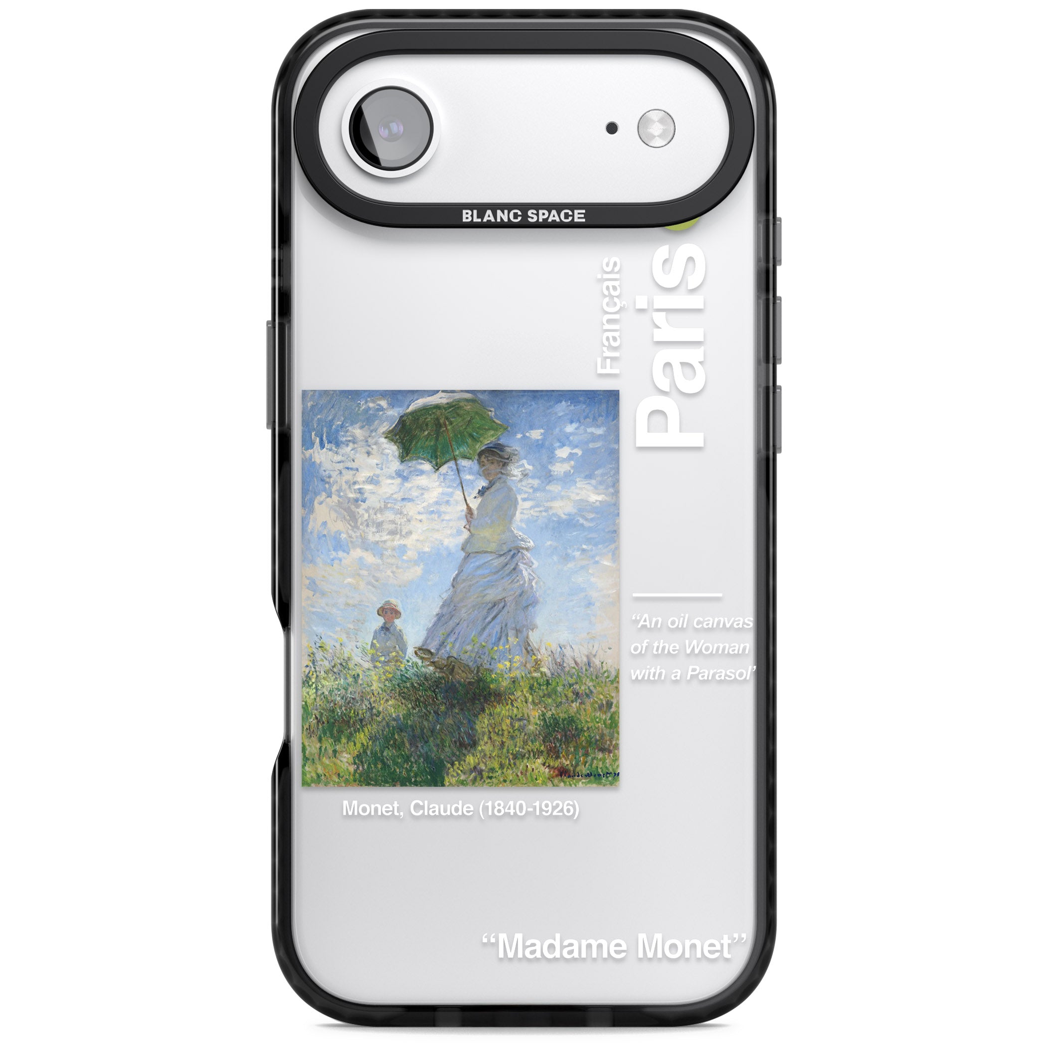 Madame Monet And Her Son iPhone 17 Air Impact Black Phone Case