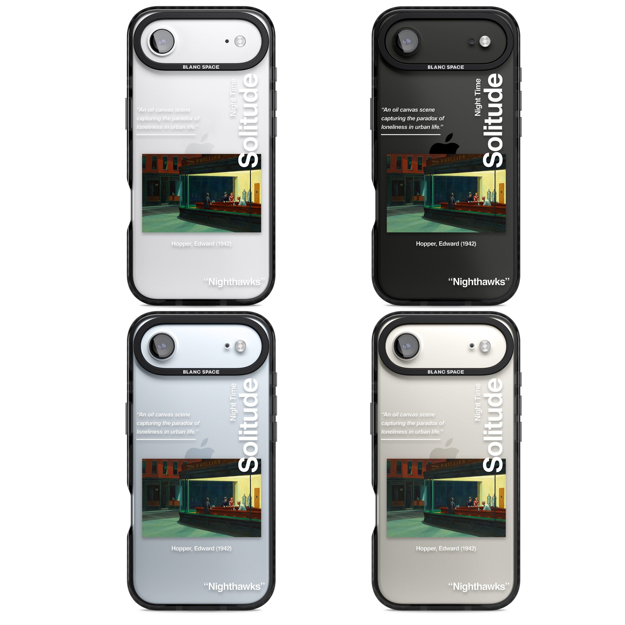 Nighthawks iPhone 17 Air Impact Black Phone Case APT Impact Protection