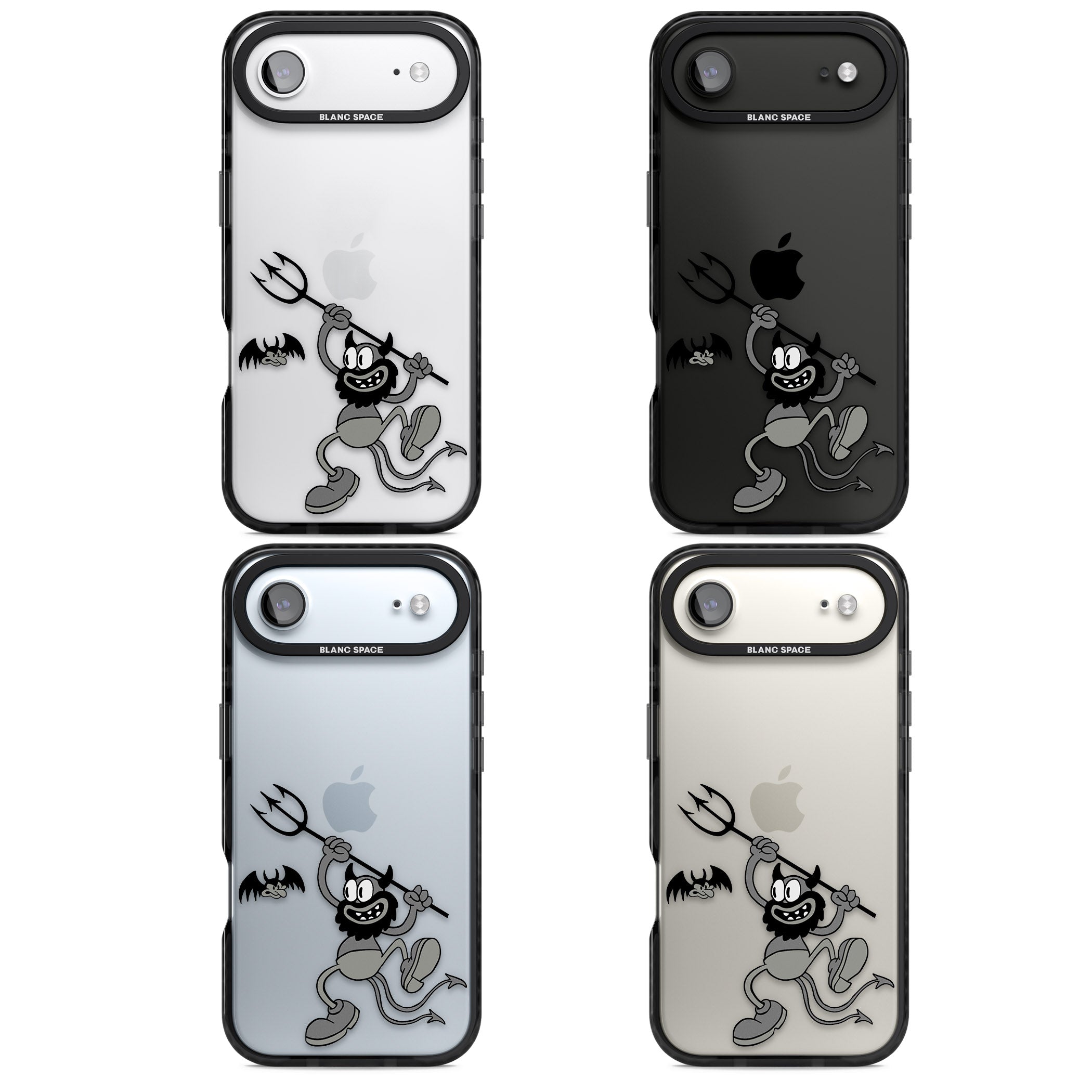 Dancing Devil iPhone 17 Air Impact Black Phone Case APT Impact Protection