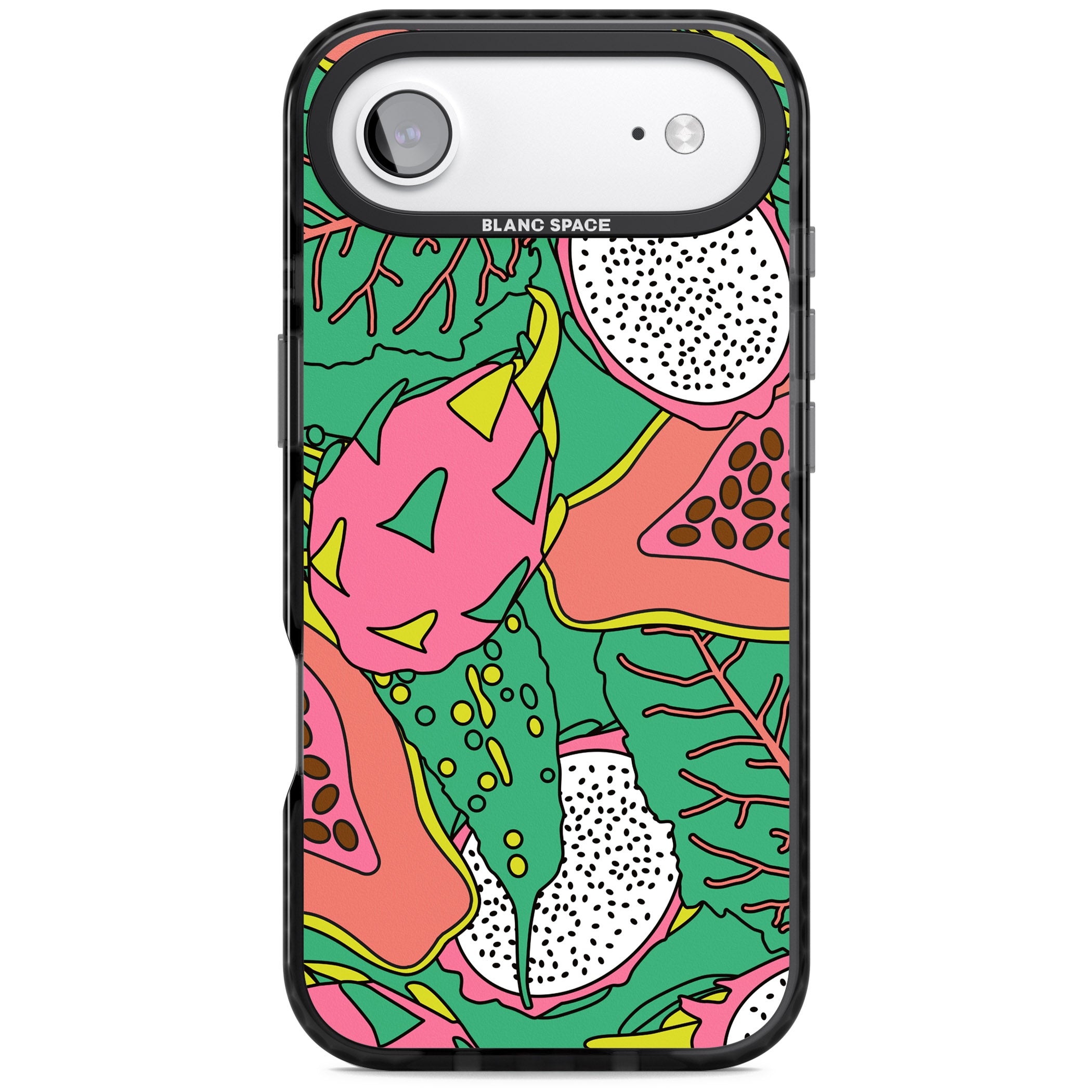 Psychedelic Salad iPhone 17 Air Impact Black Phone Case